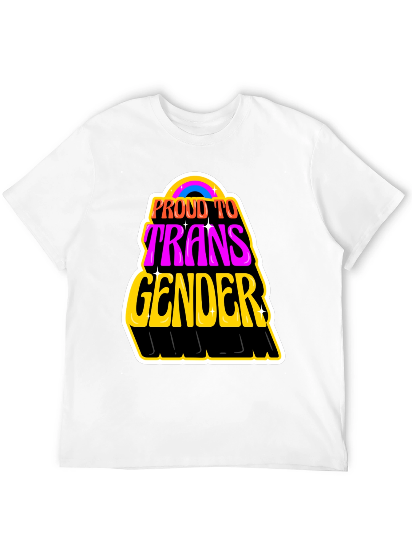 Proud to be Transgender Black T-Shirt