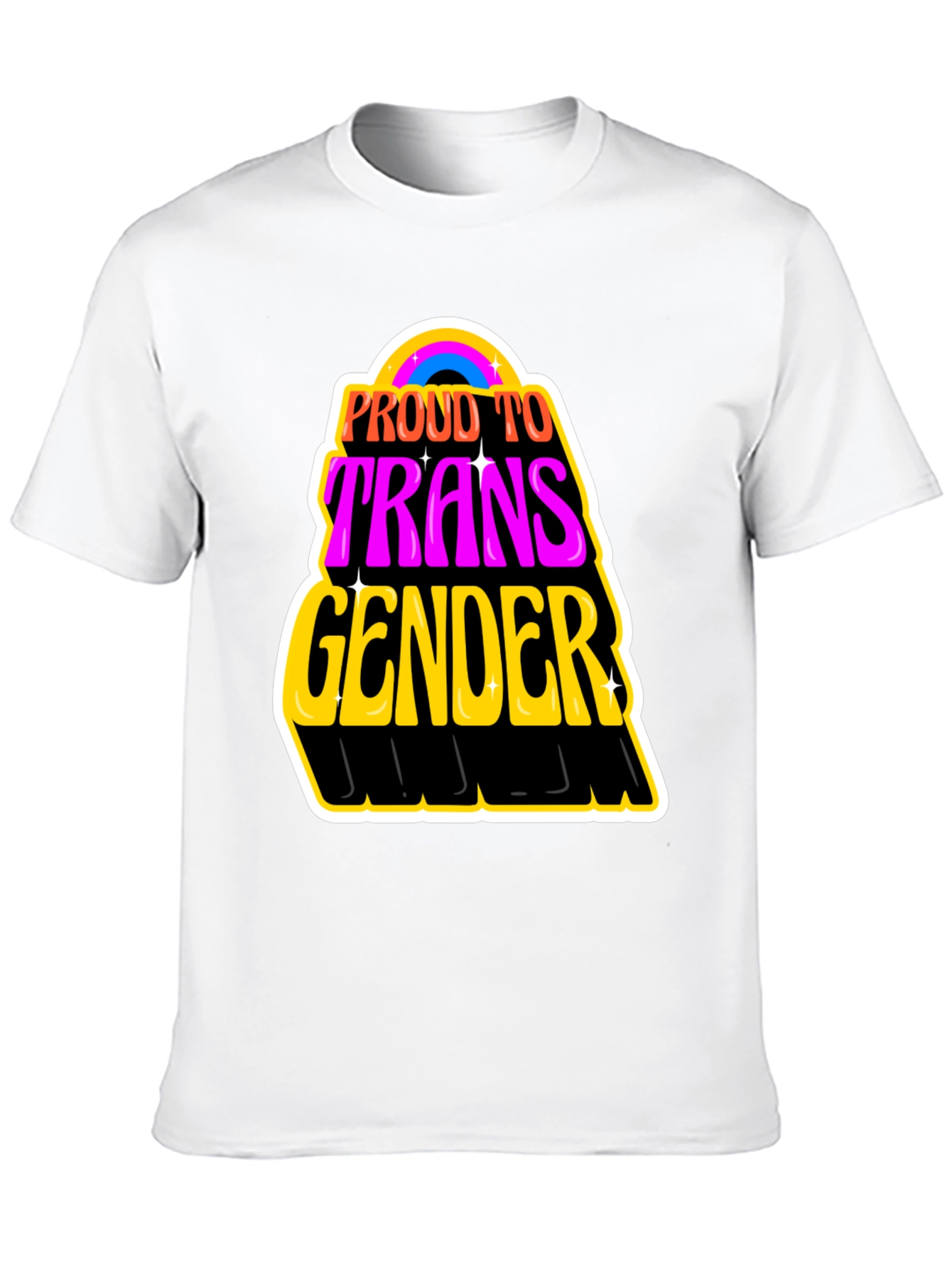Proud to be Transgender Black T-Shirt