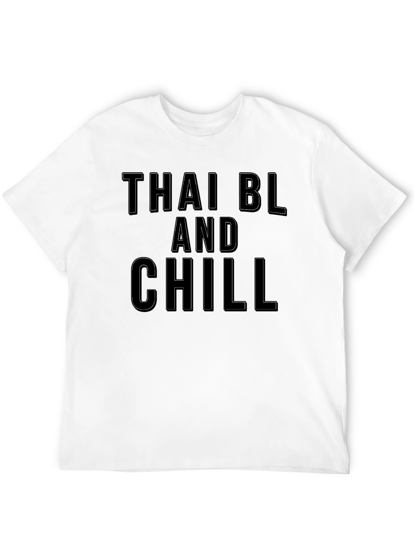 Thai BL and Chill Graphic Tee - Black