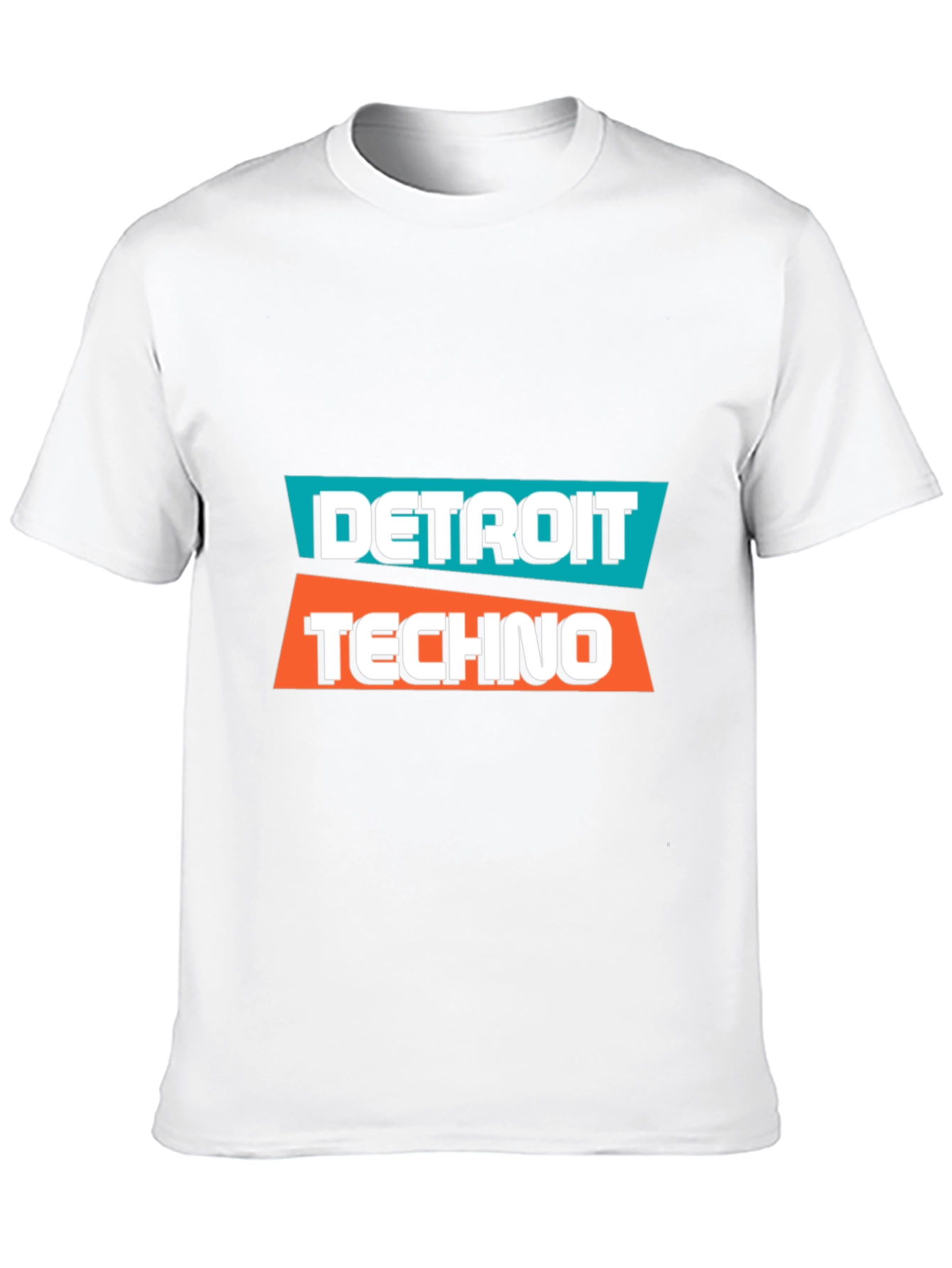 Detroit Techno Graphic Tee - Black Cotton T-Shirt