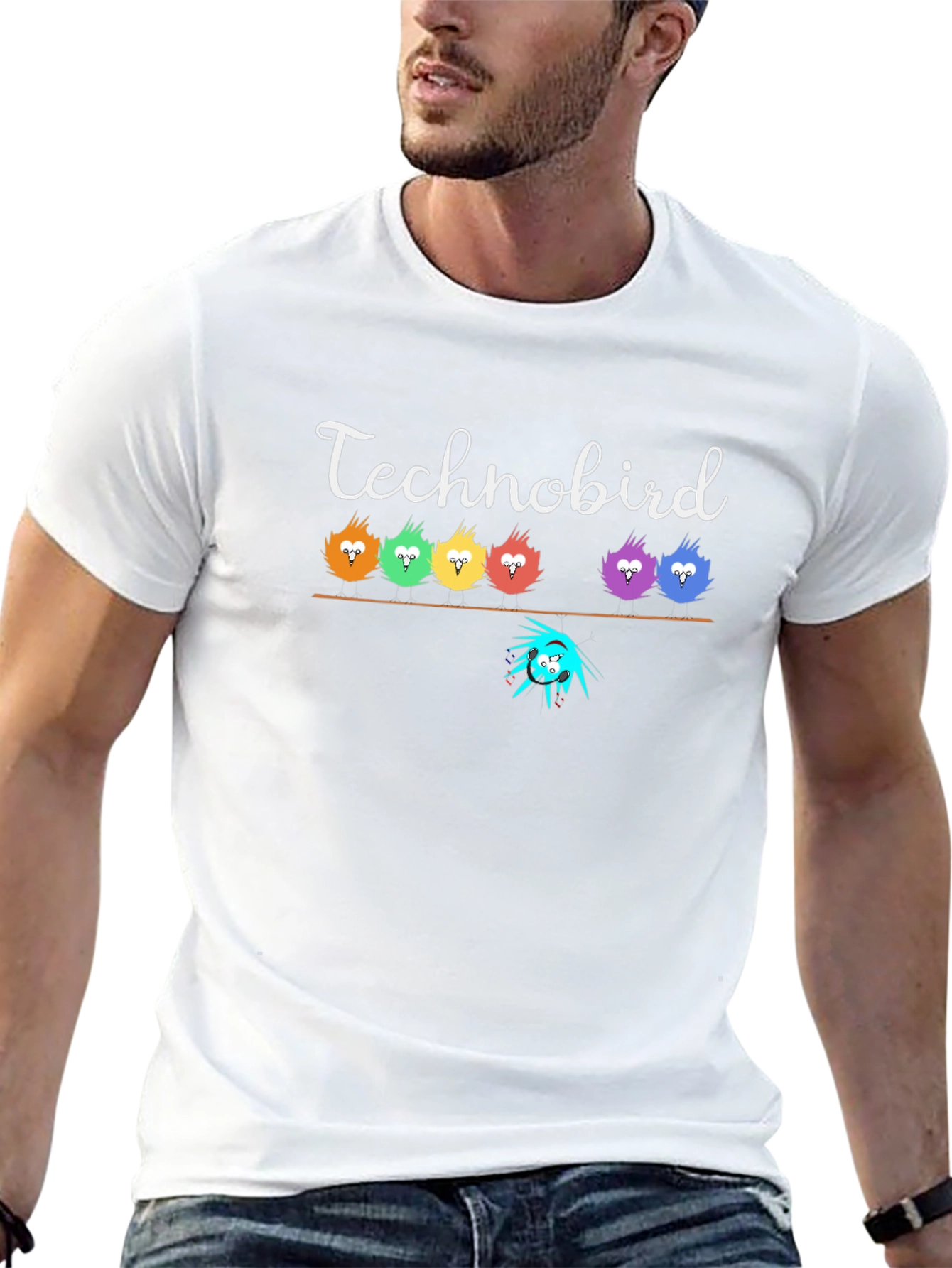 Technobird Graphic T-Shirt