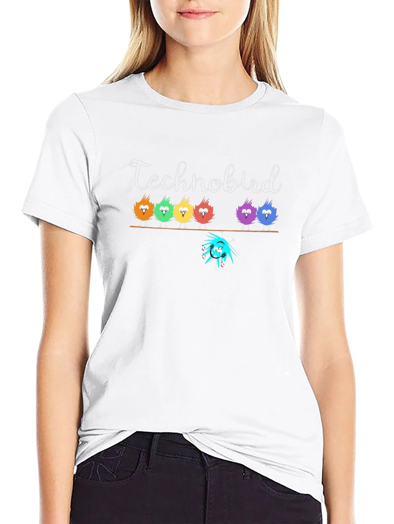 Technobird Graphic T-Shirt