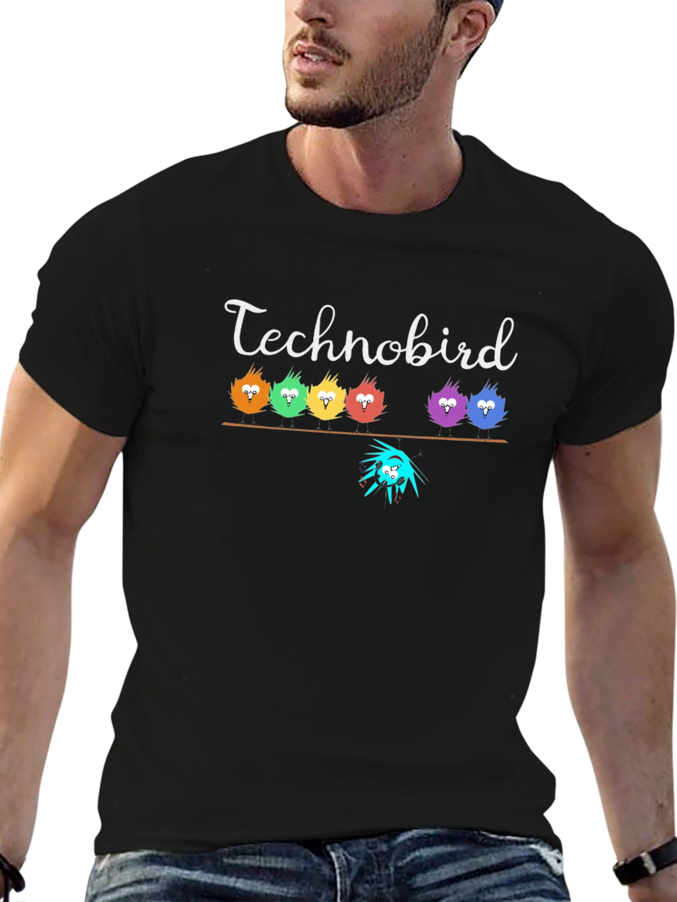 Technobird Graphic T-Shirt