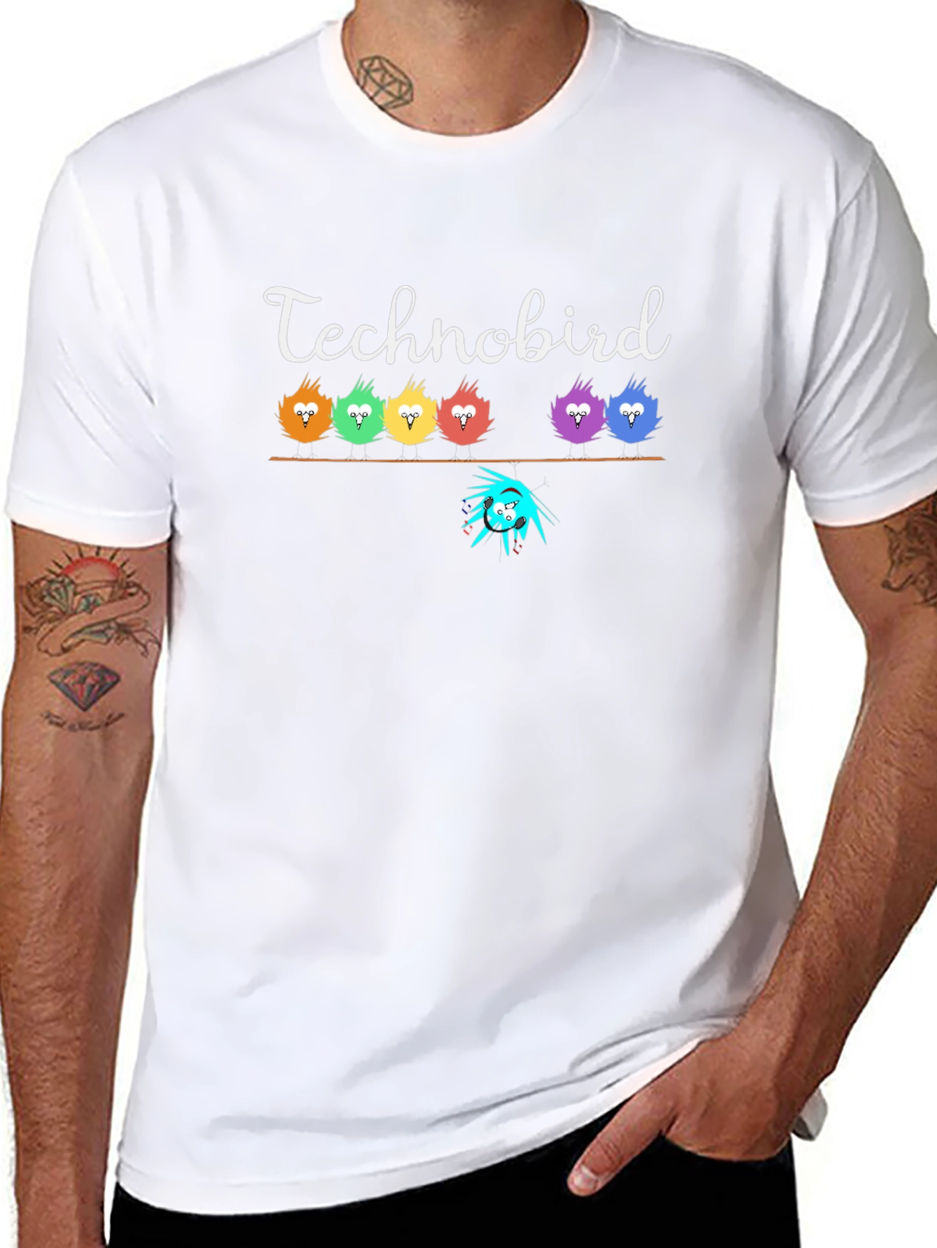 Technobird Graphic T-Shirt