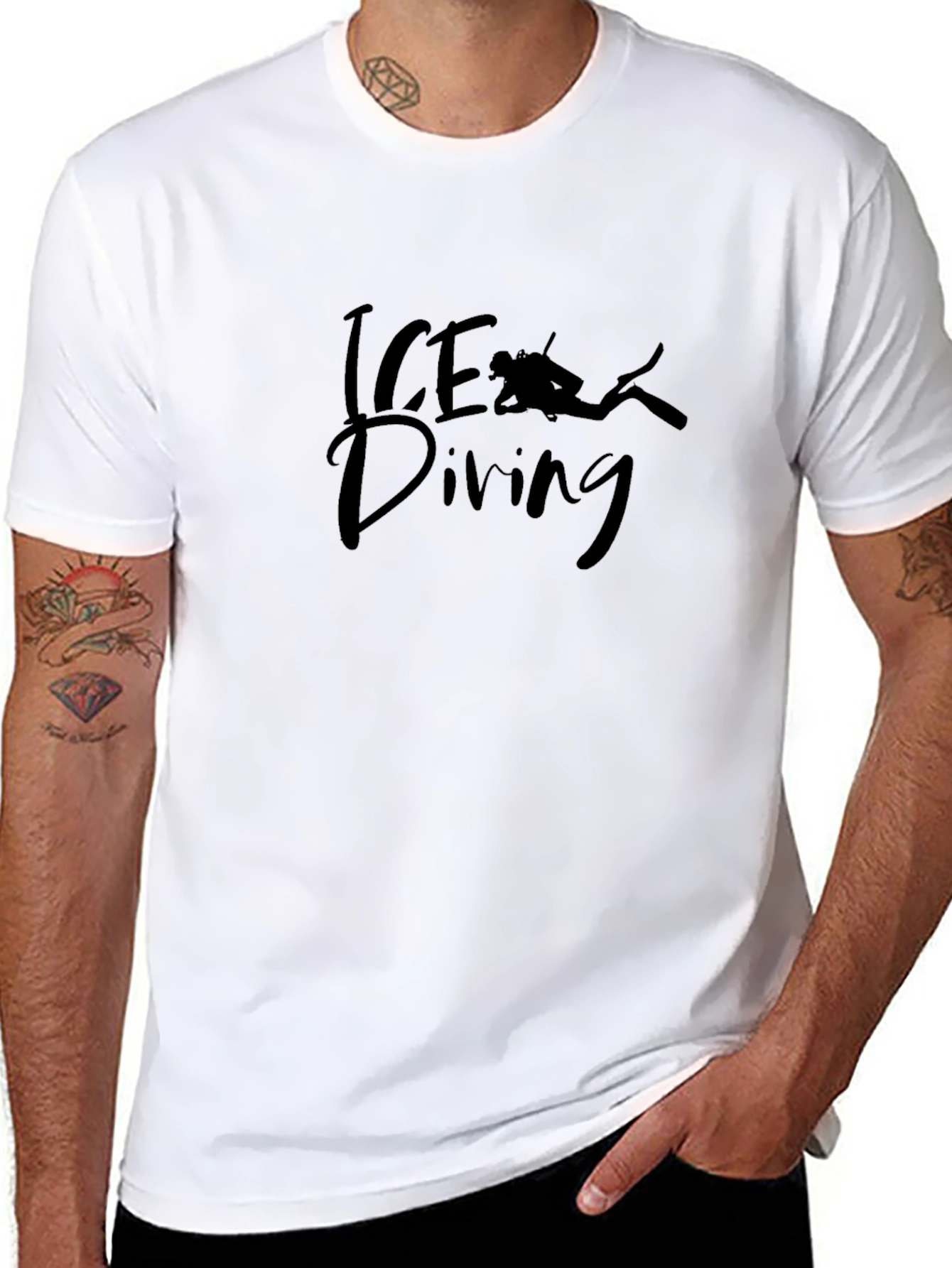 Ice Diving Graphic T-Shirt