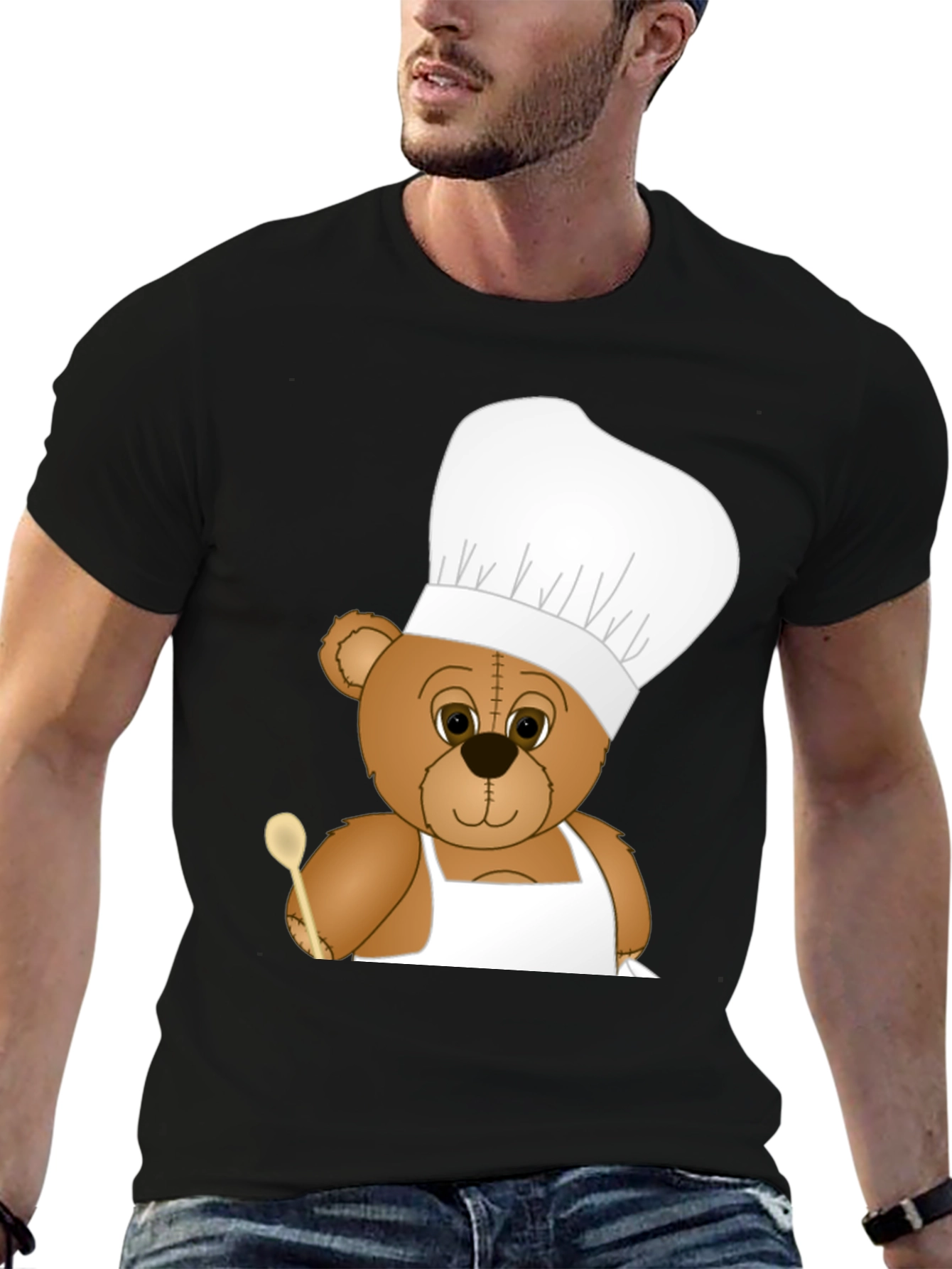 Chef Bear T-Shirt - Funny Cooking Tee