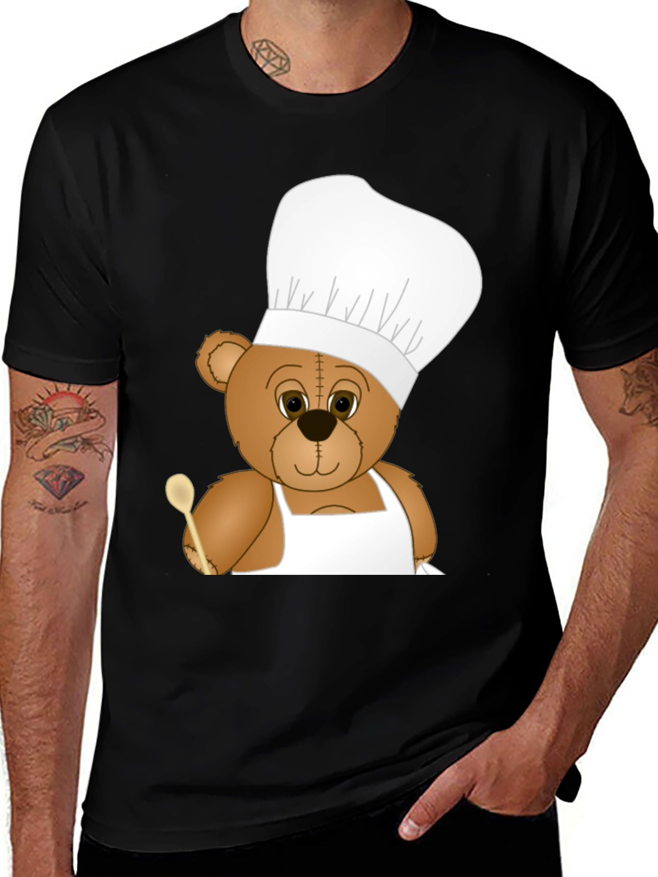 Chef Bear T-Shirt - Funny Cooking Tee
