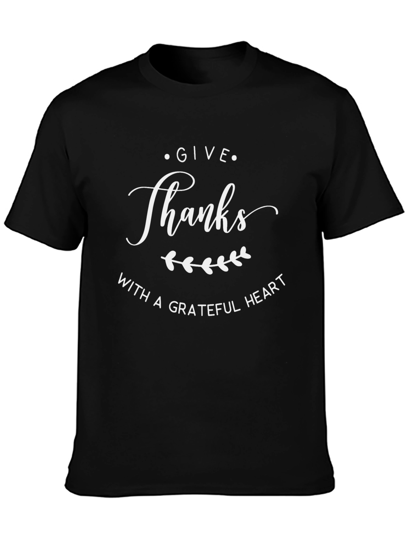 Give Thanks Grateful Heart Graphic Tee
