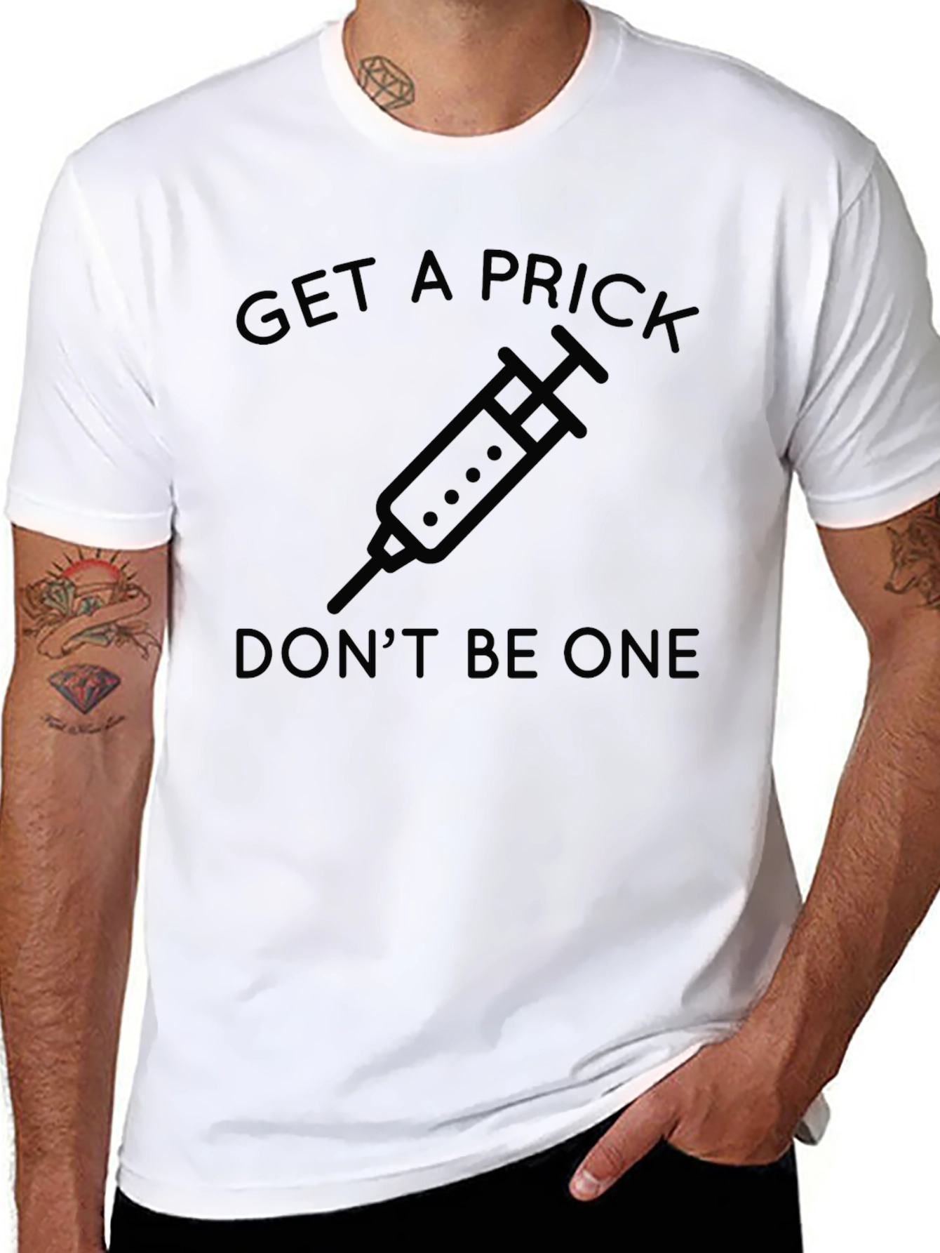Get A Prick Shirt - Vaccination Humor Tee