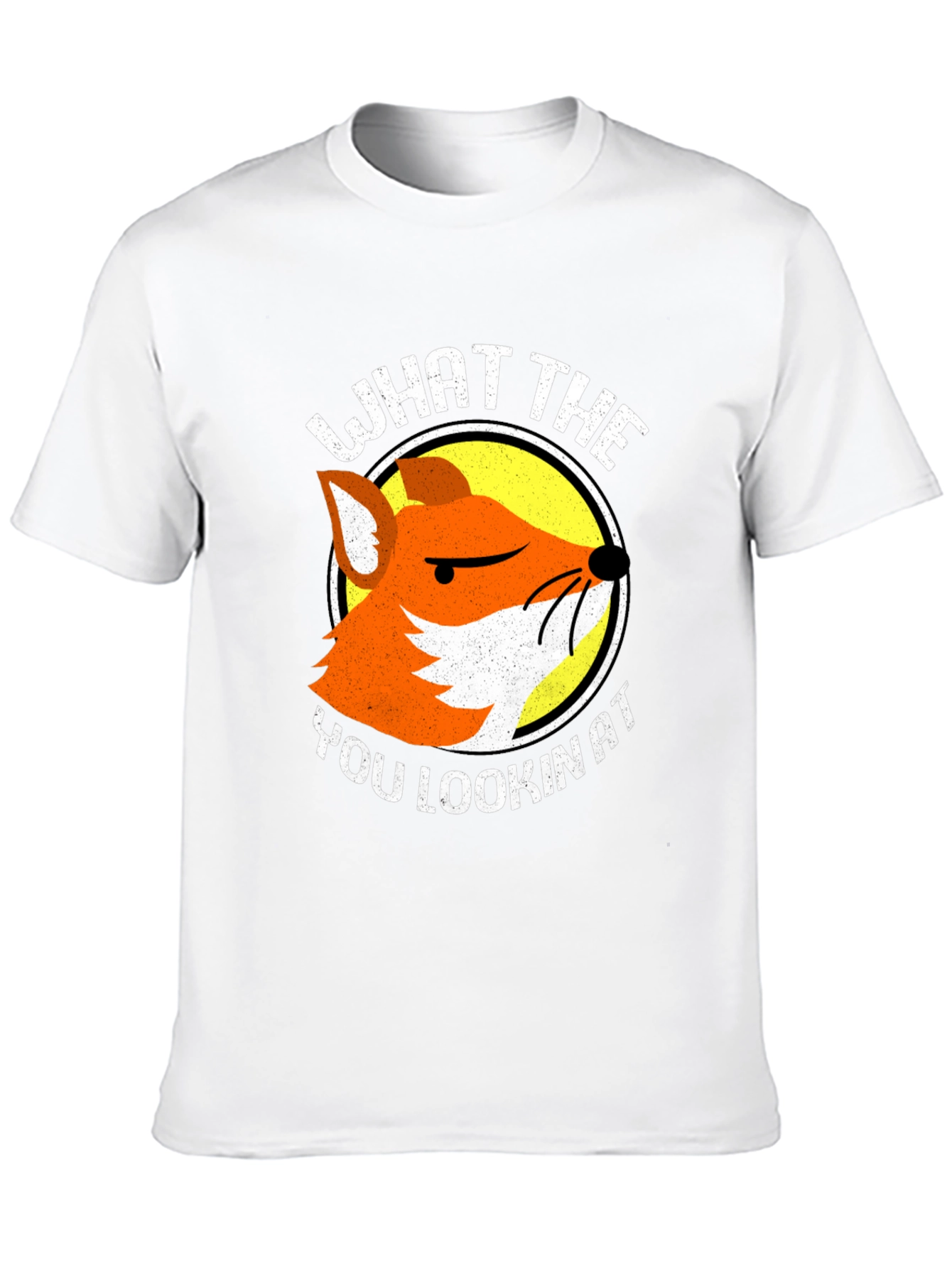 Funny Fox T-Shirt - What The You Lookin At