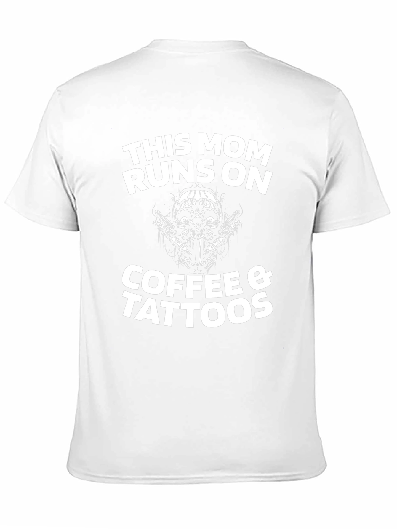 This Mom Runs on Coffee & Tattoos Graphic T-Shirt