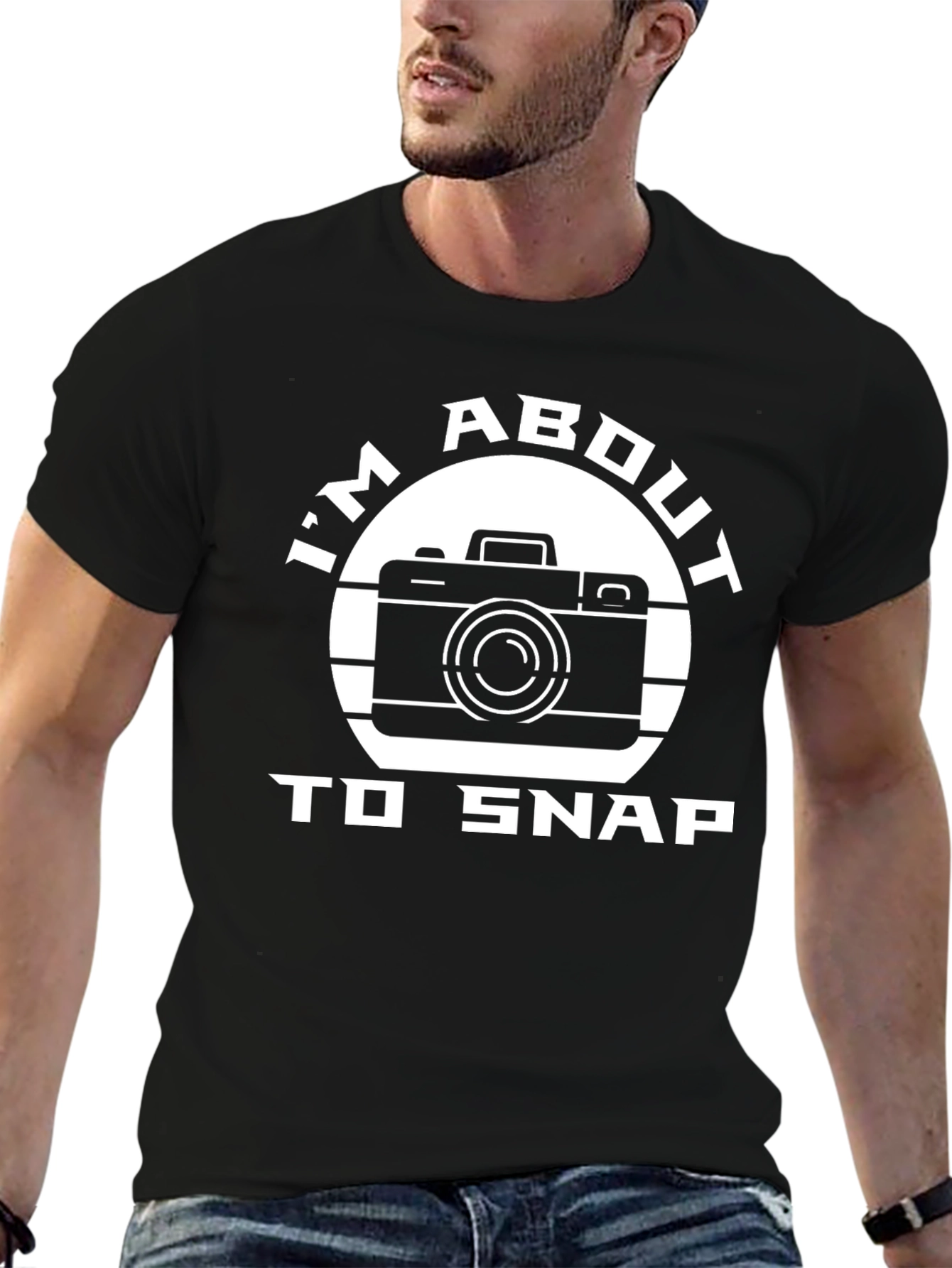 Im About To Snap Camera Graphic T-Shirt