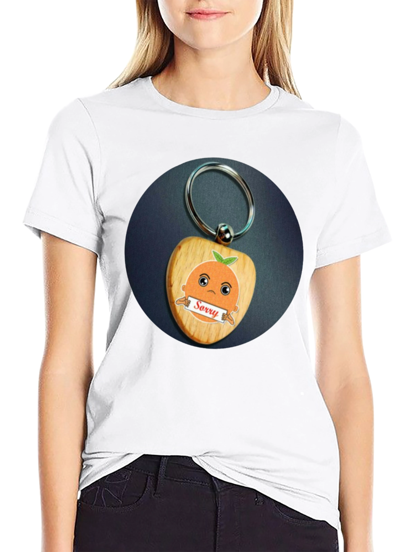Sorry Orange Keychain T-Shirt