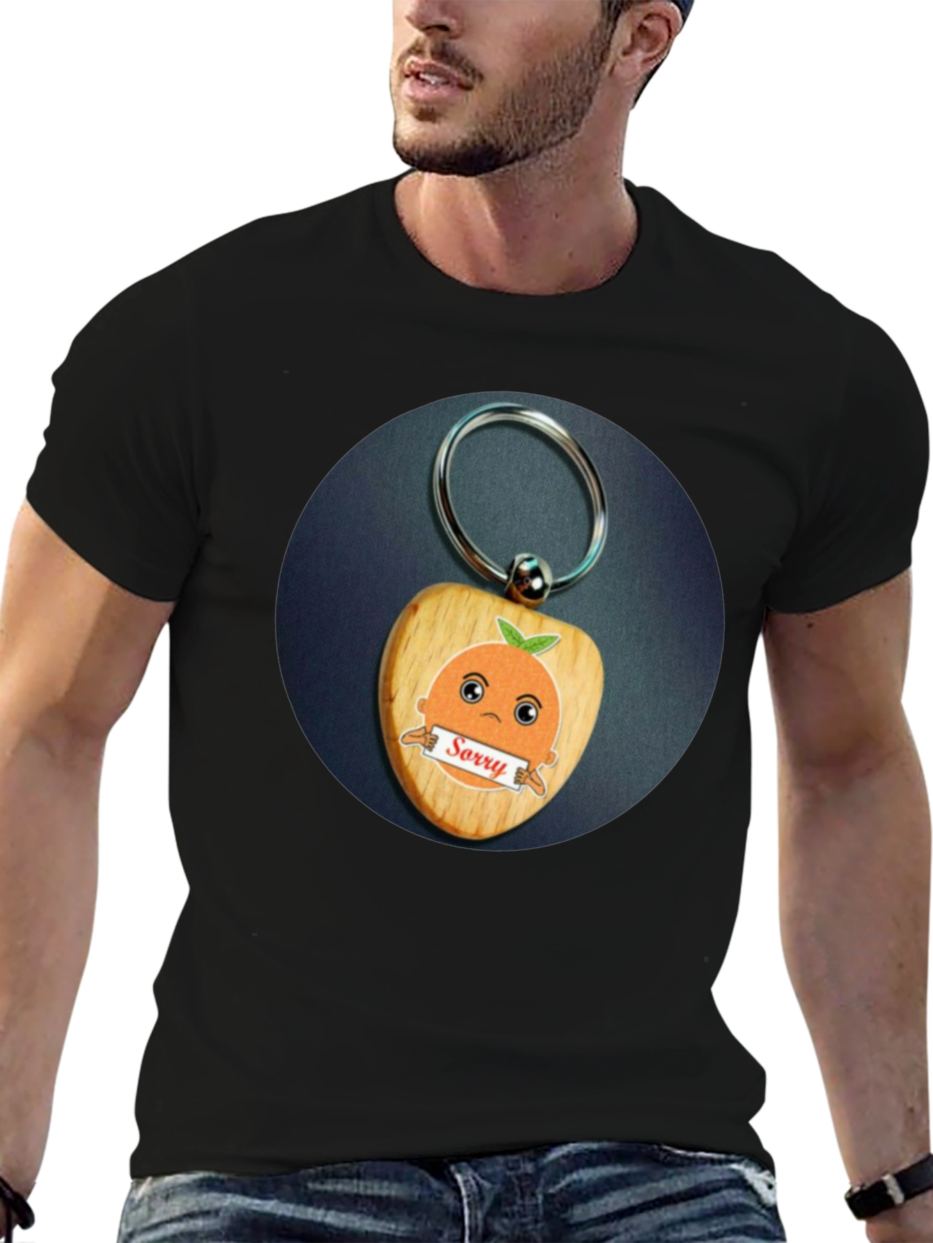 Sorry Orange Keychain T-Shirt