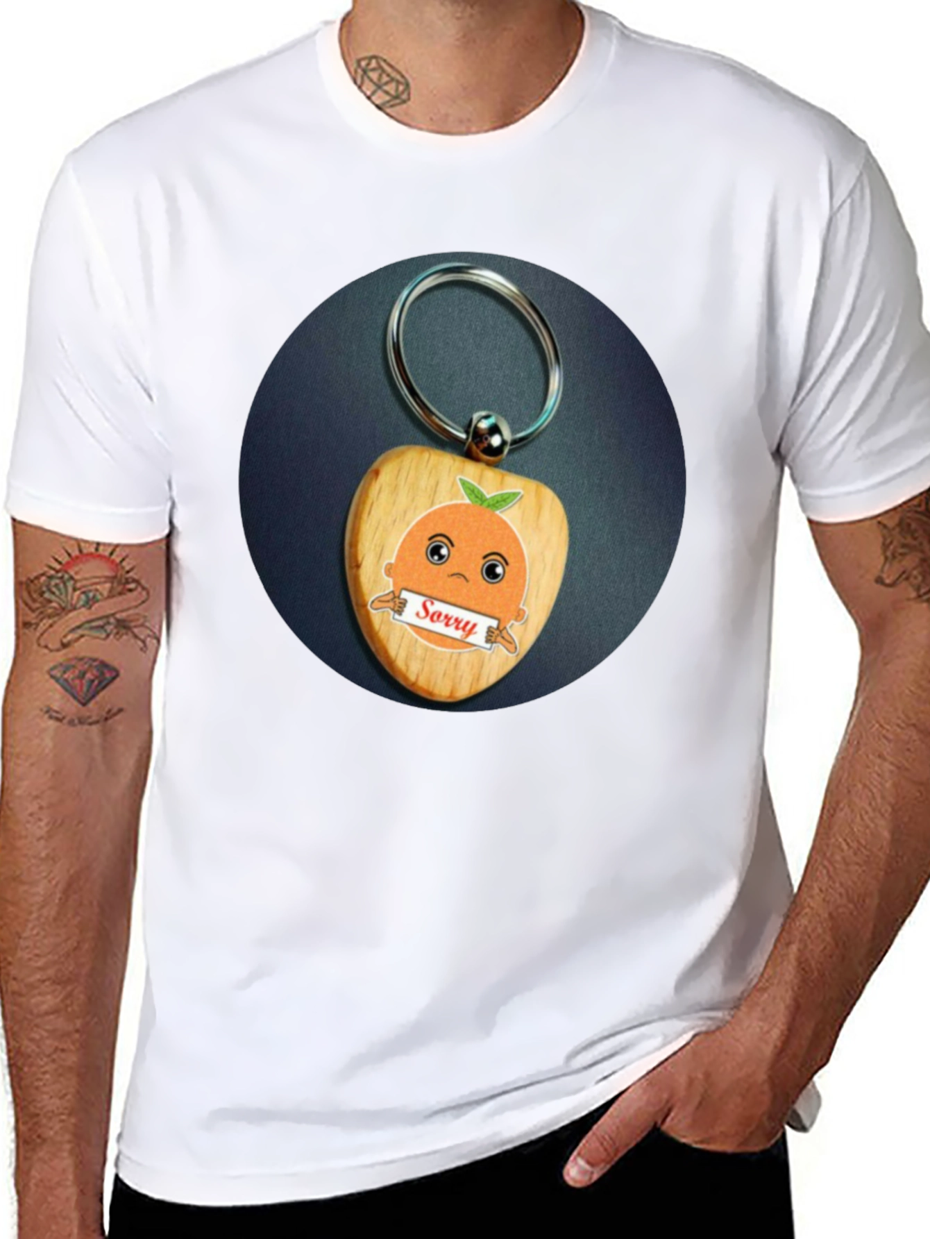 Sorry Orange Keychain T-Shirt