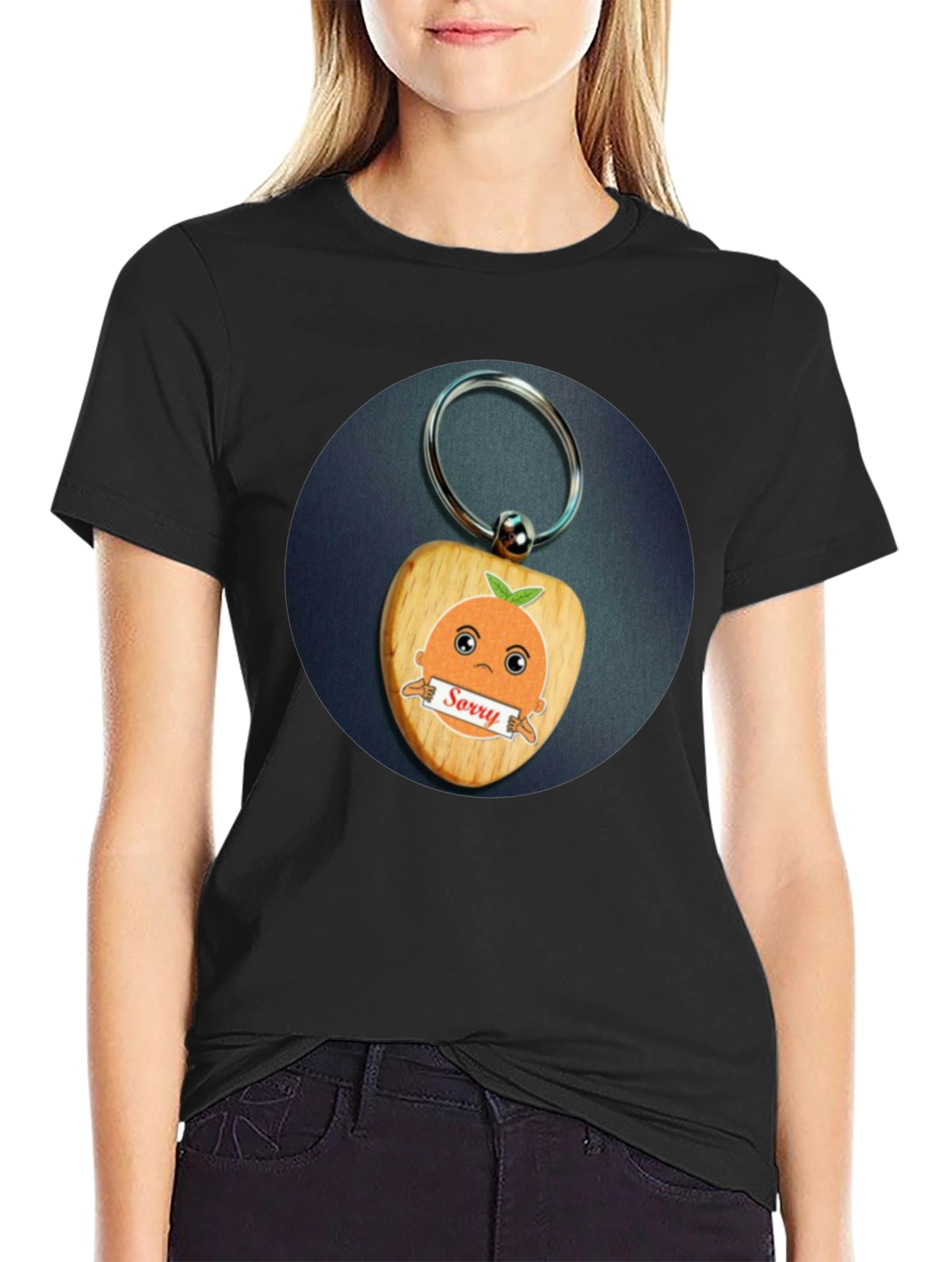 Sorry Orange Keychain T-Shirt