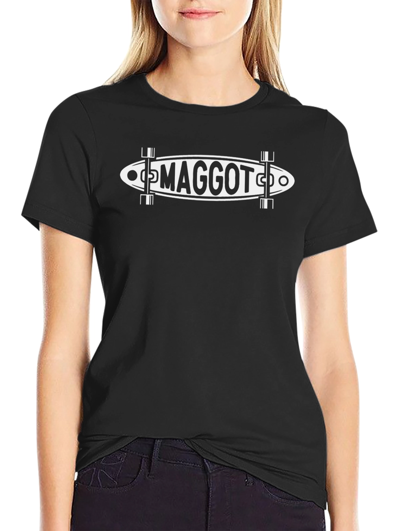 Maggot Skateboard T-Shirt - Unique Graphic Tee