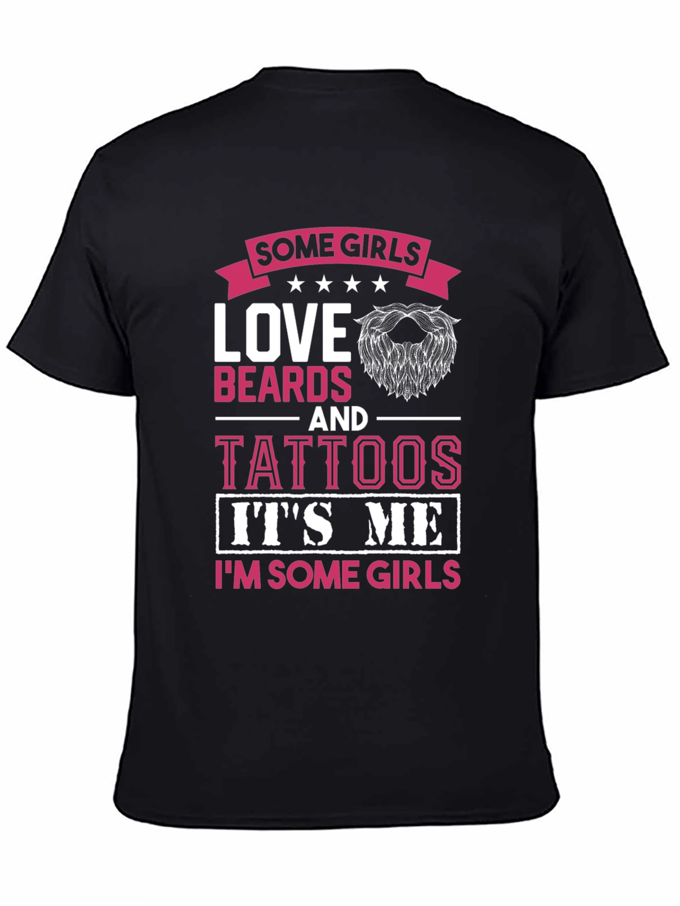 Love Beards & Tattoos Graphic T-Shirt