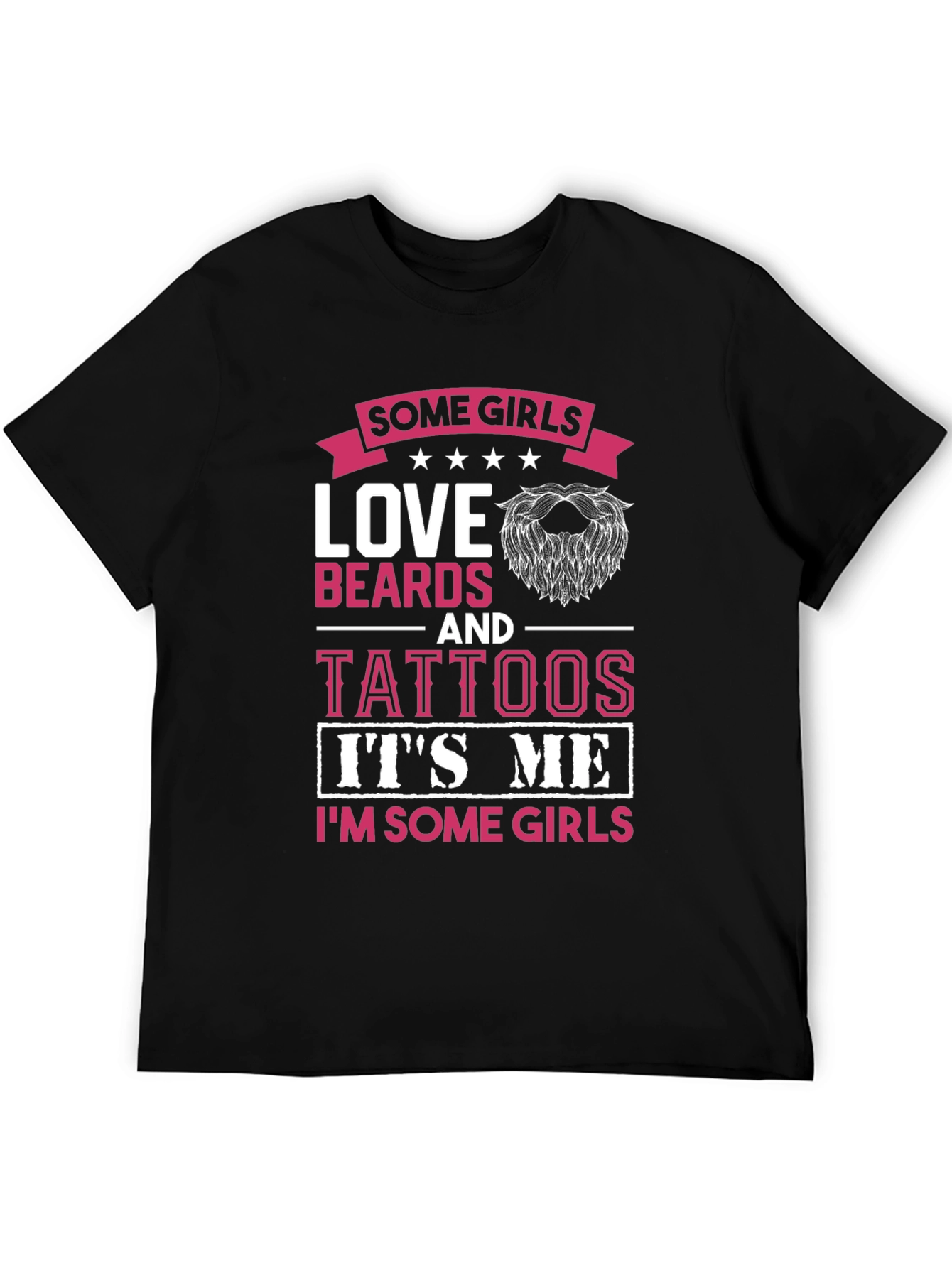 Love Beards & Tattoos Graphic T-Shirt