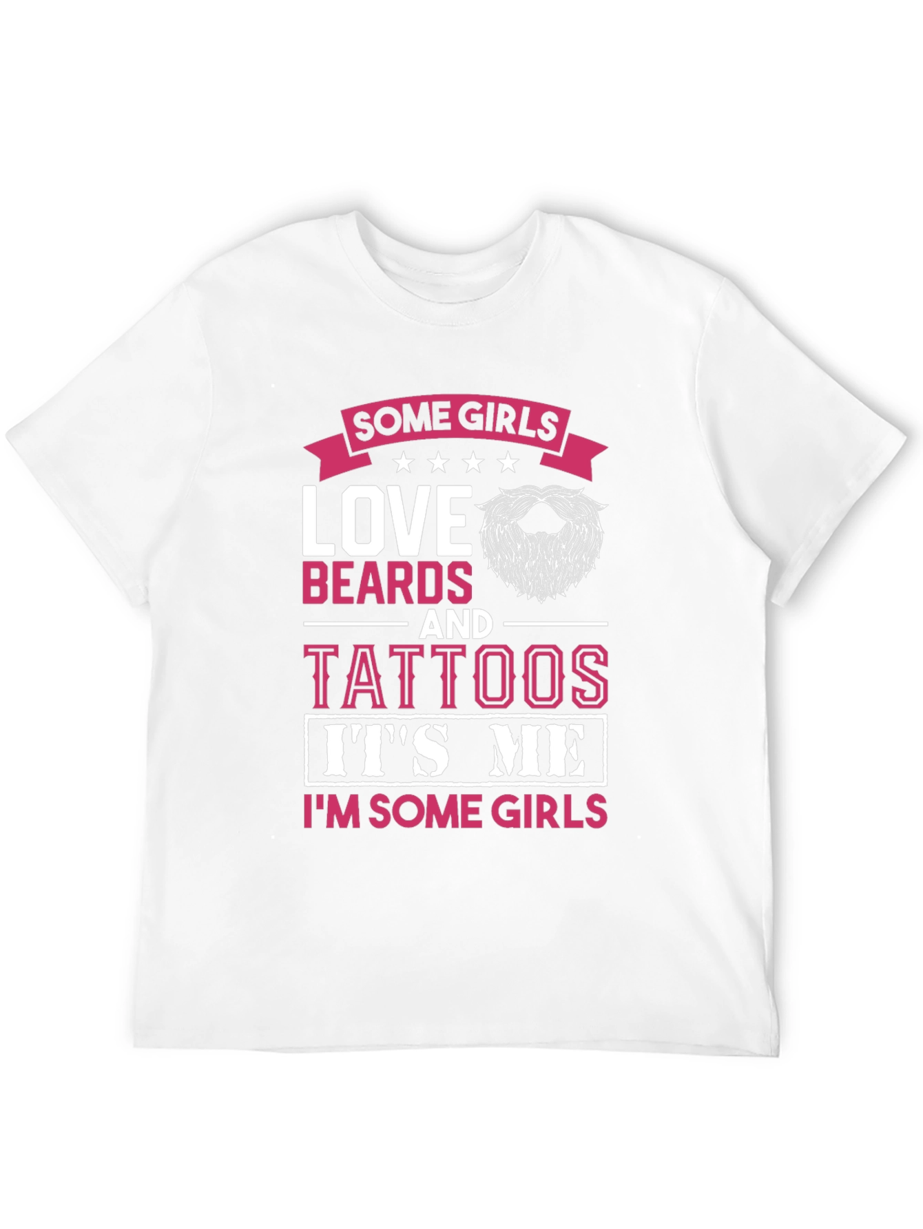 Love Beards & Tattoos Graphic T-Shirt