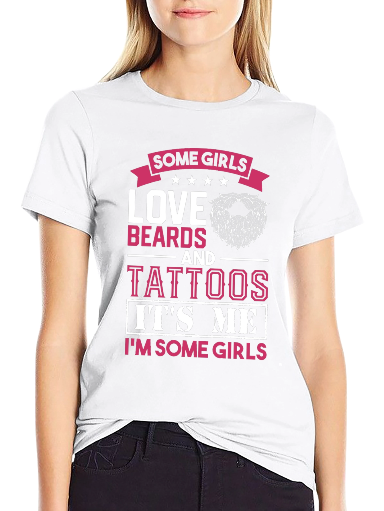 Love Beards & Tattoos Graphic T-Shirt