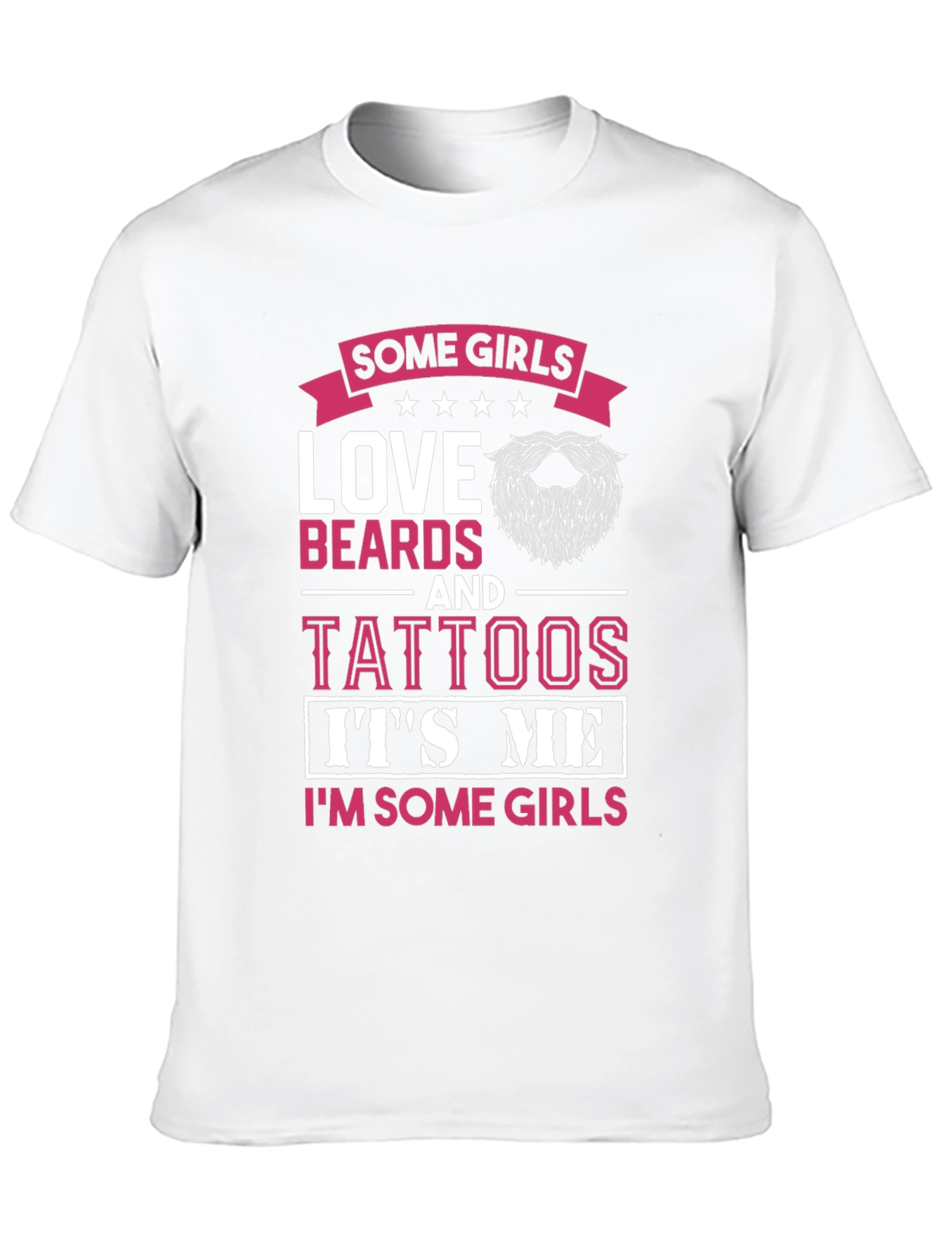 Love Beards & Tattoos Graphic T-Shirt
