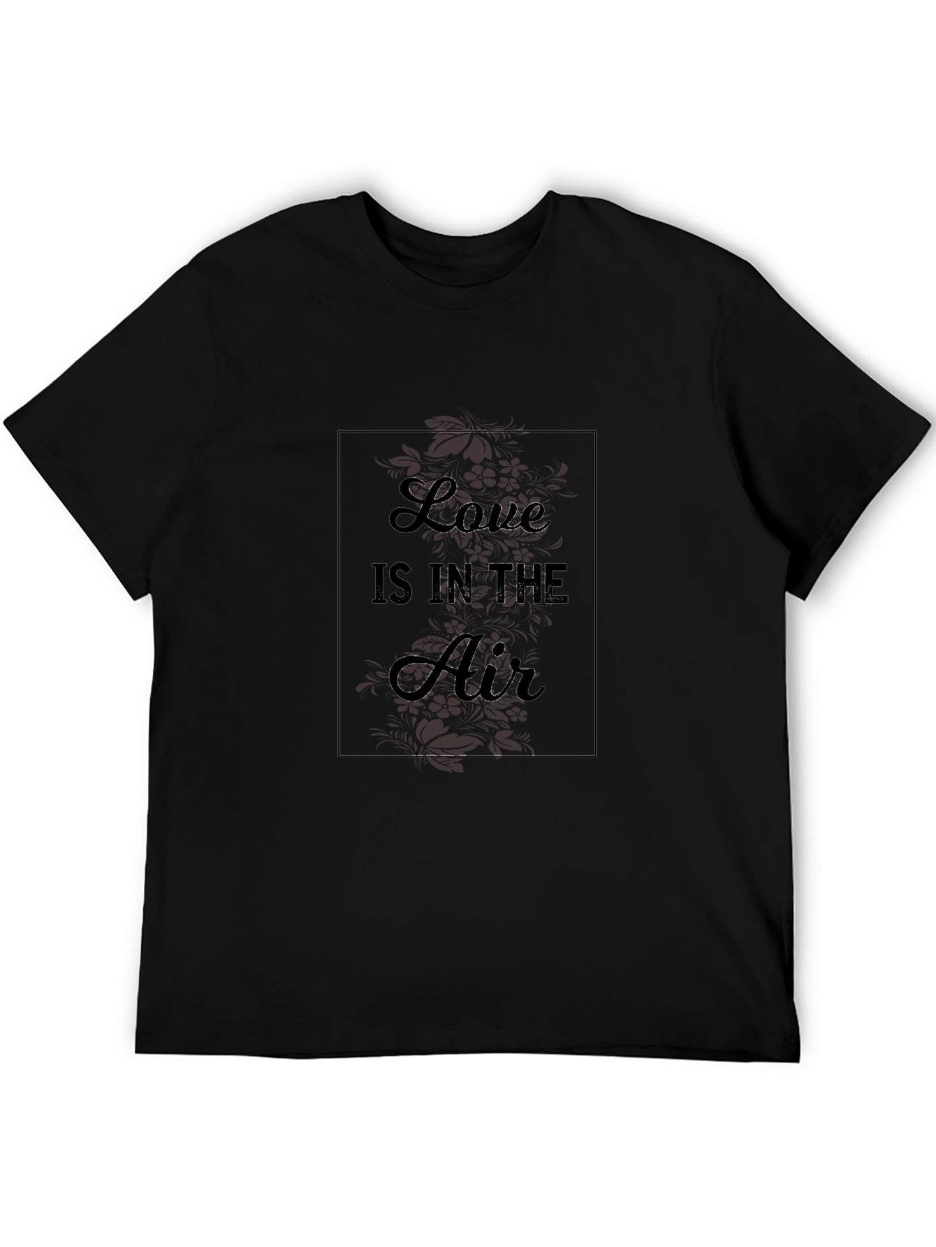 Love is in the Air Black Tee