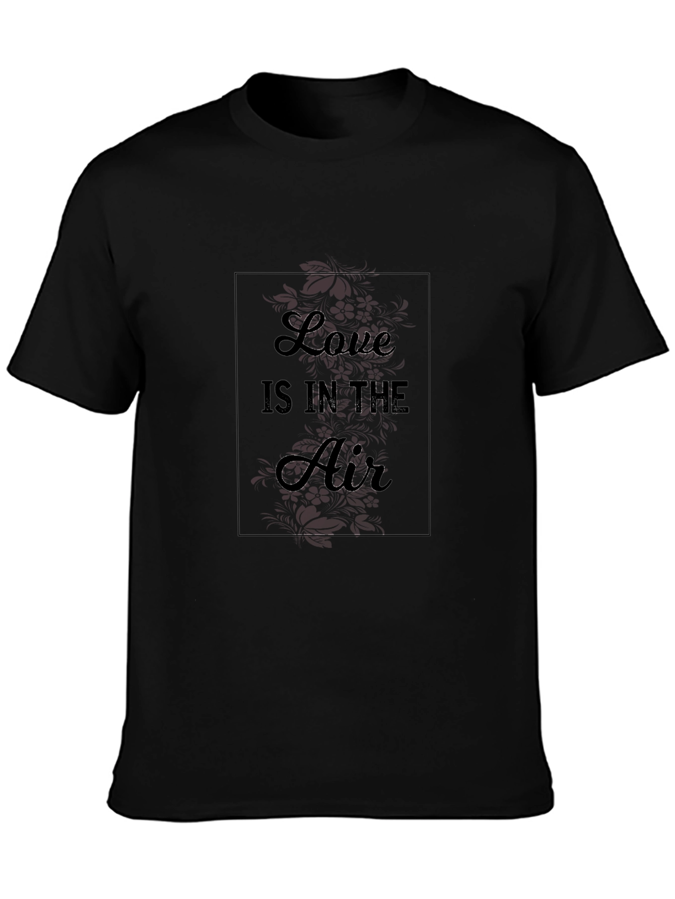 Love is in the Air Black Tee