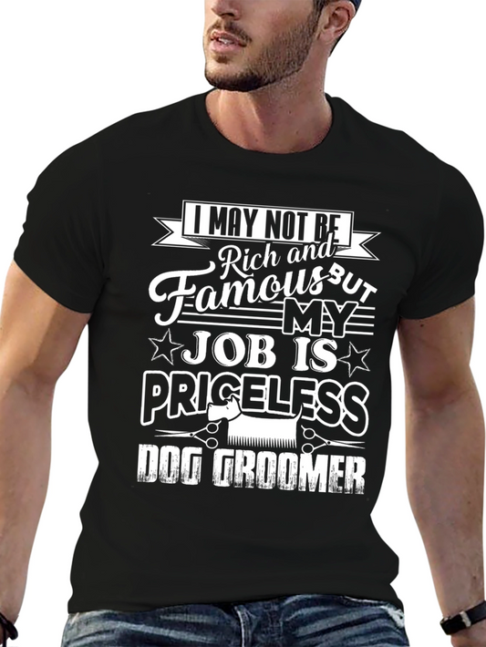 Dog Groomer T-Shirt - Priceless Job