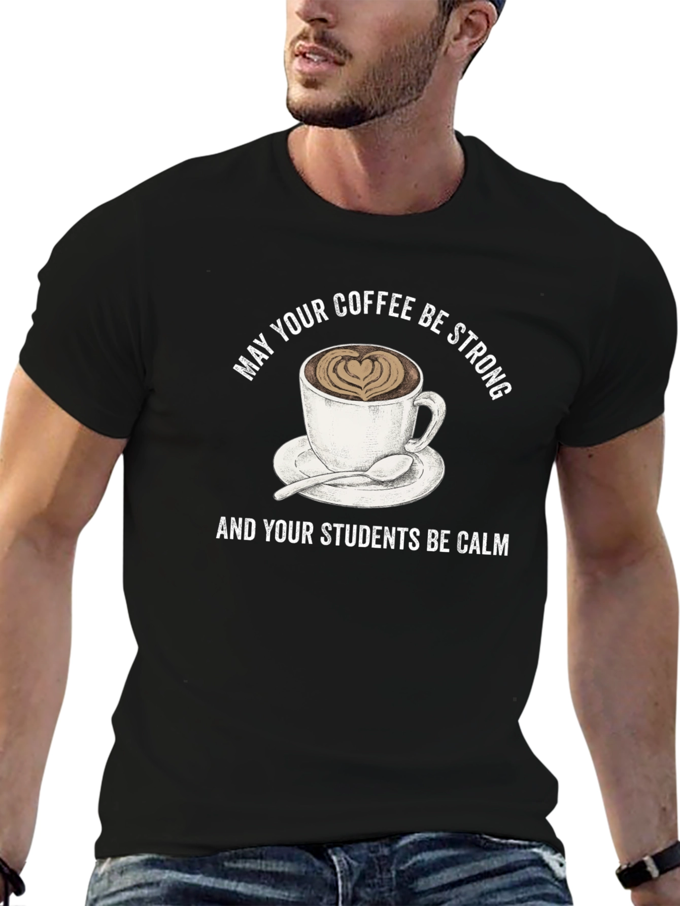 Coffee & Calm Students Graphic Tee