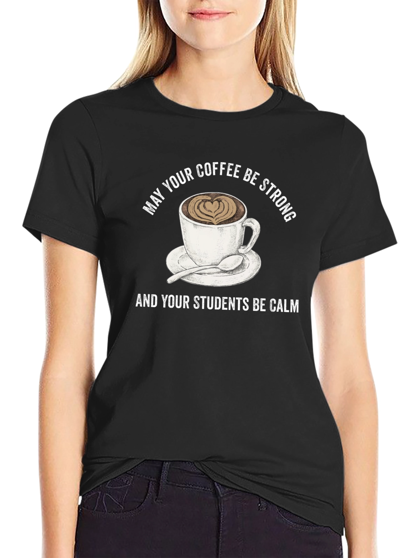 Coffee & Calm Students Graphic Tee