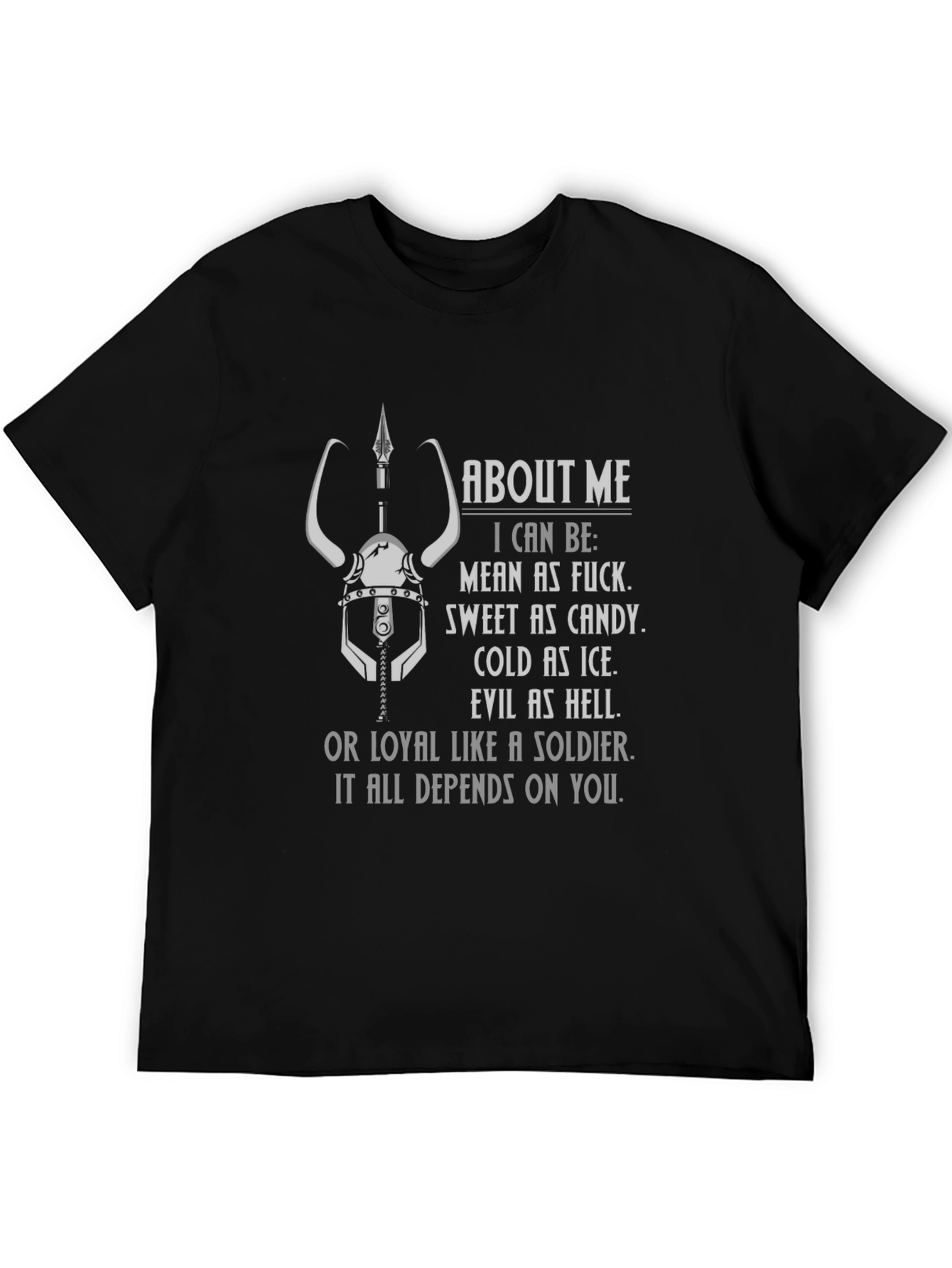 About Me Graphic T-Shirt