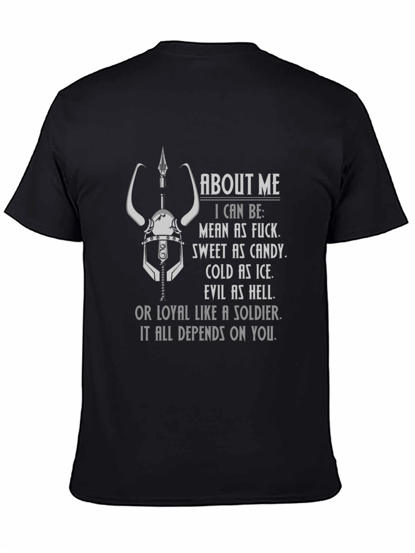 About Me Graphic T-Shirt