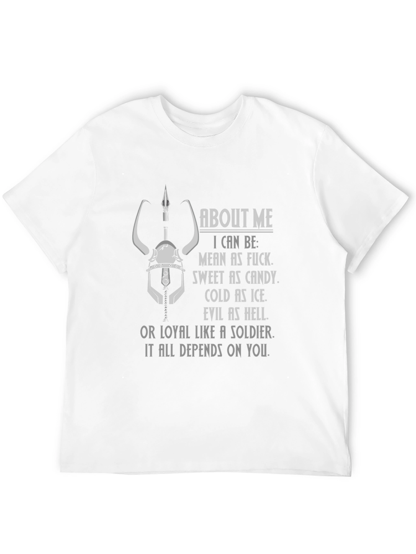 About Me Graphic T-Shirt