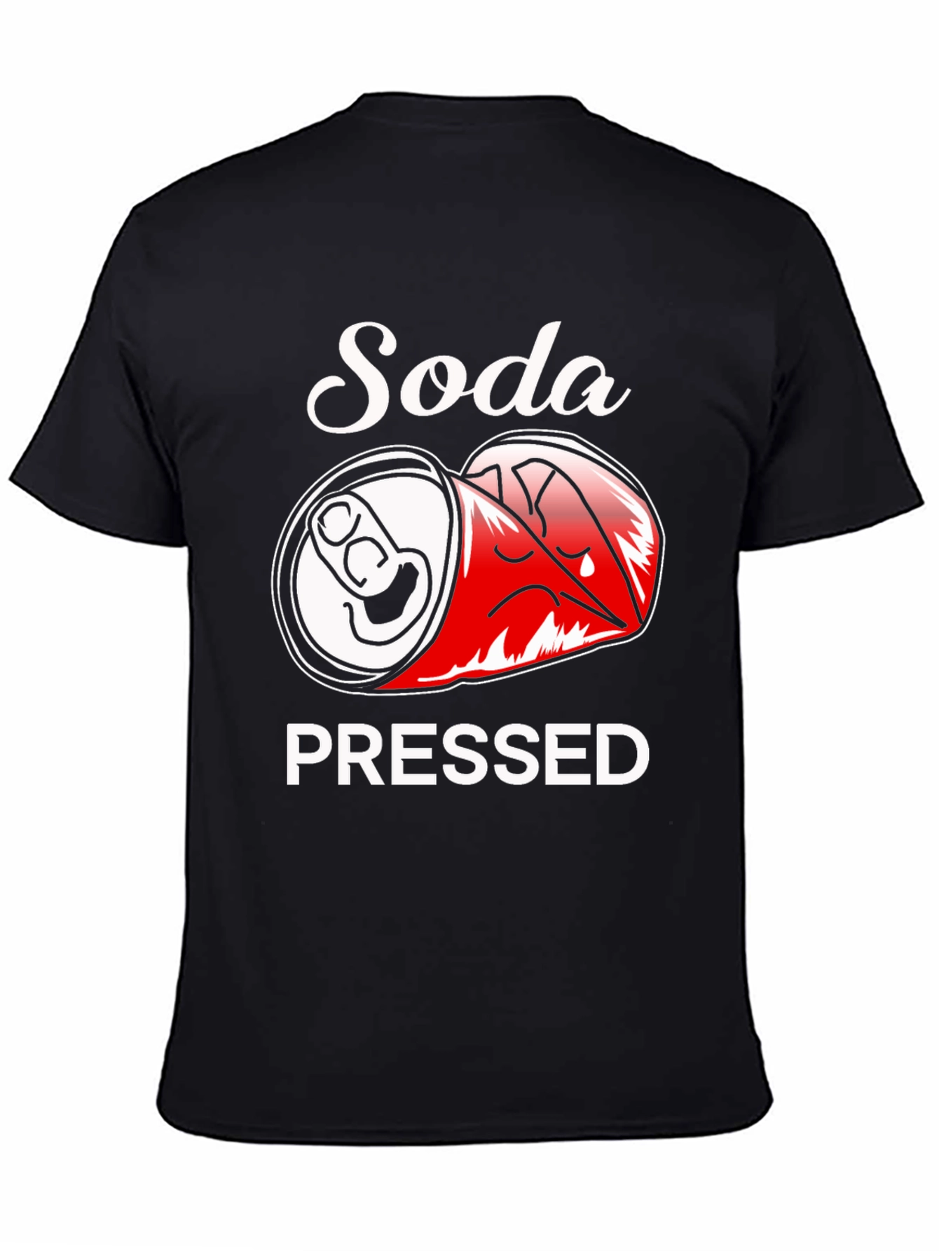 Soda Pressed Black Graphic Tee