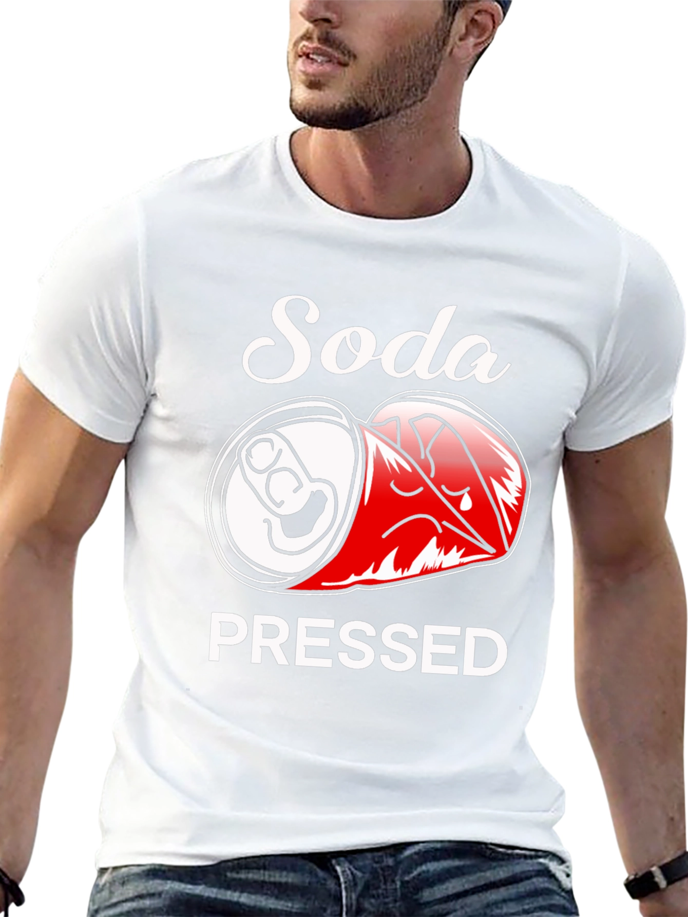 Soda Pressed Black Graphic Tee