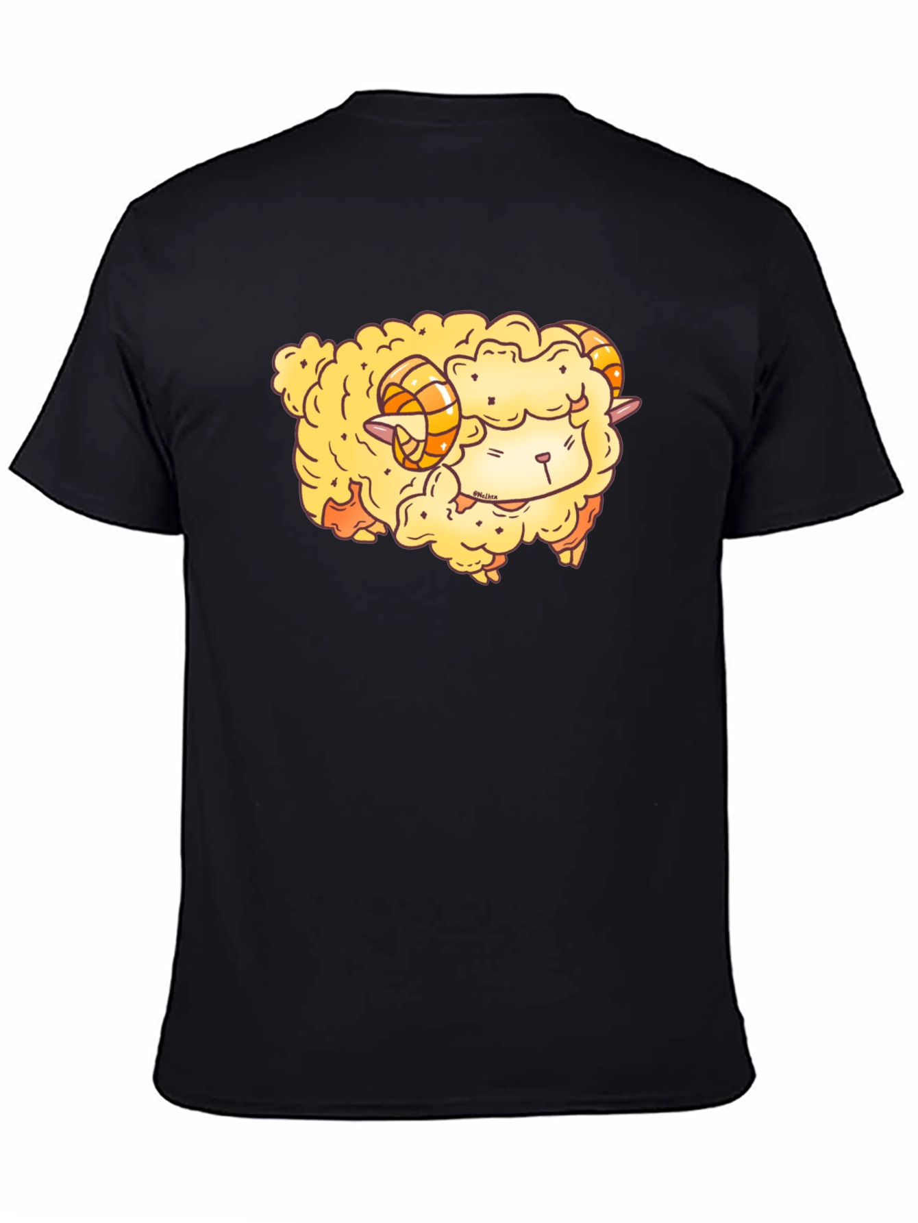Cute Cartoon Sheep Graphic T-Shirt