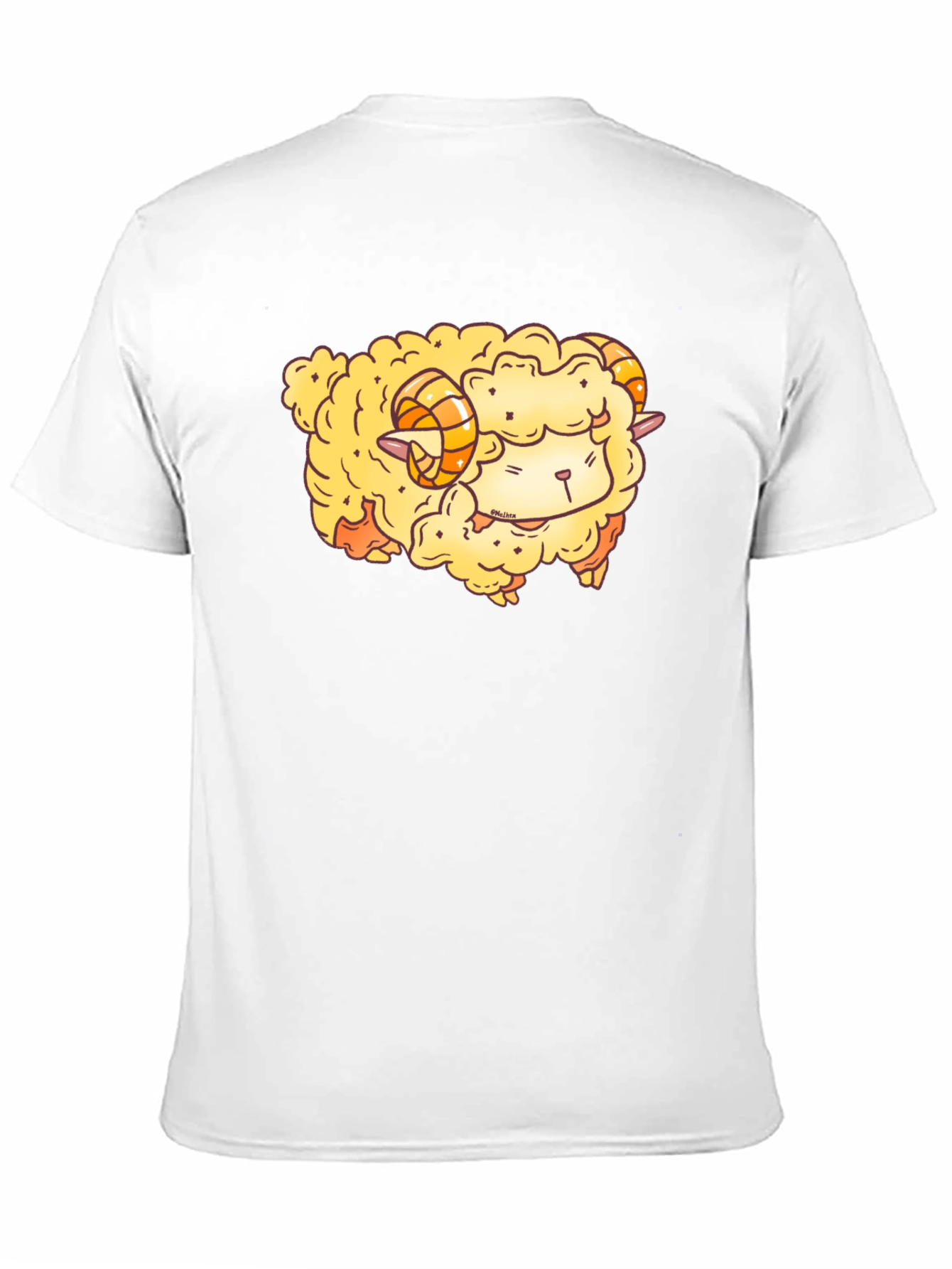 Cute Cartoon Sheep Graphic T-Shirt