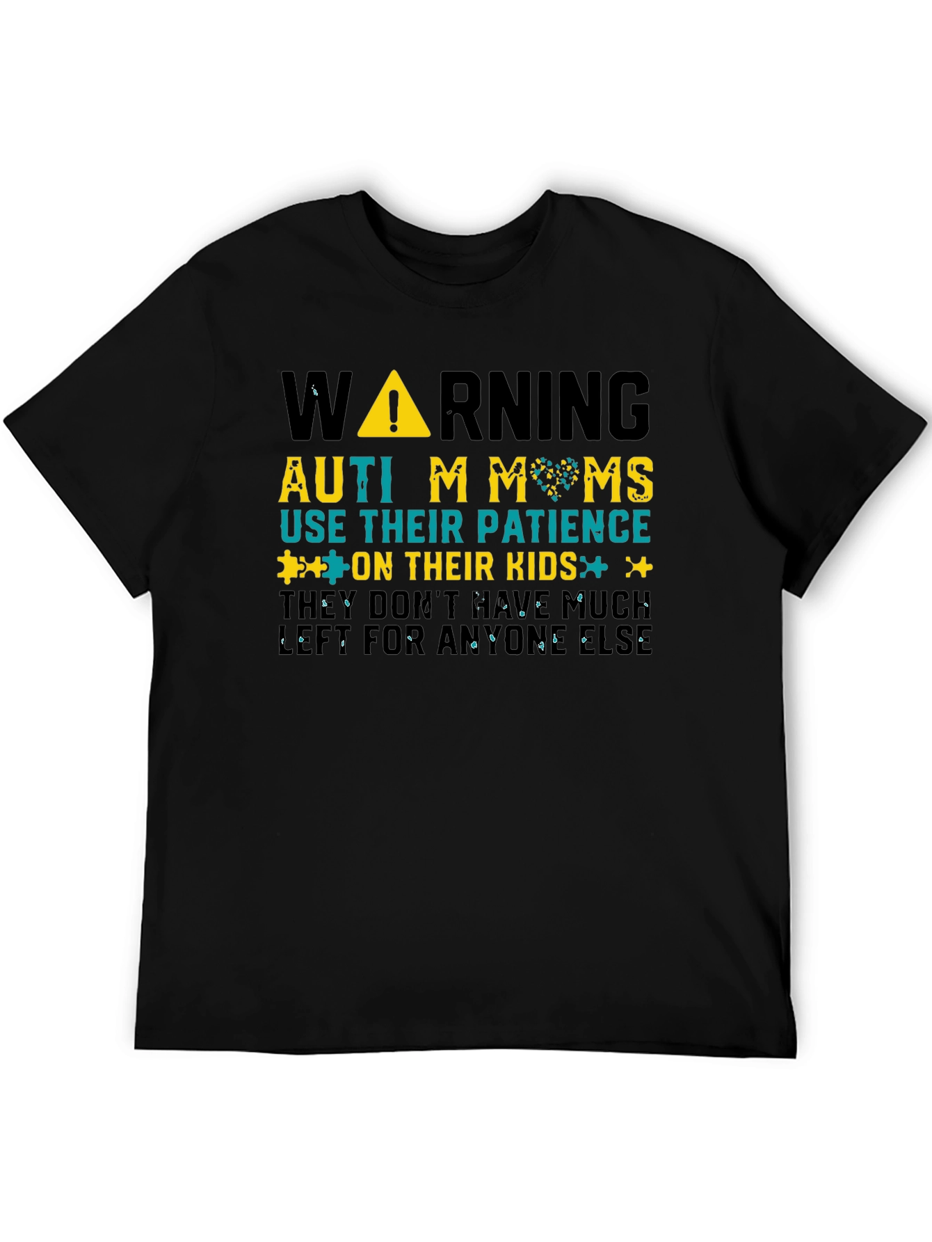 Autism Moms Warning Graphic Tee