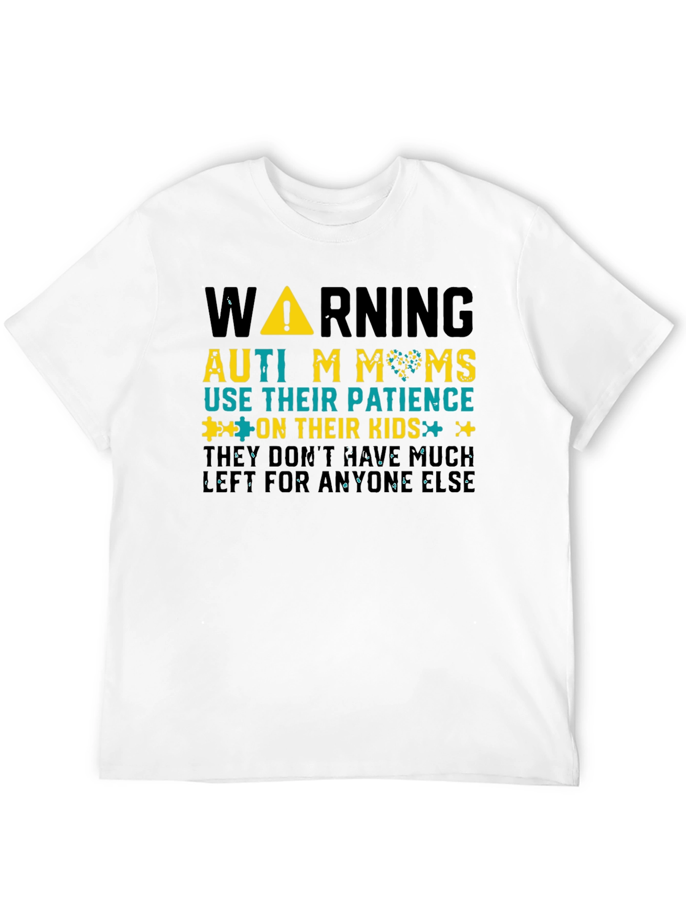Autism Moms Warning Graphic Tee