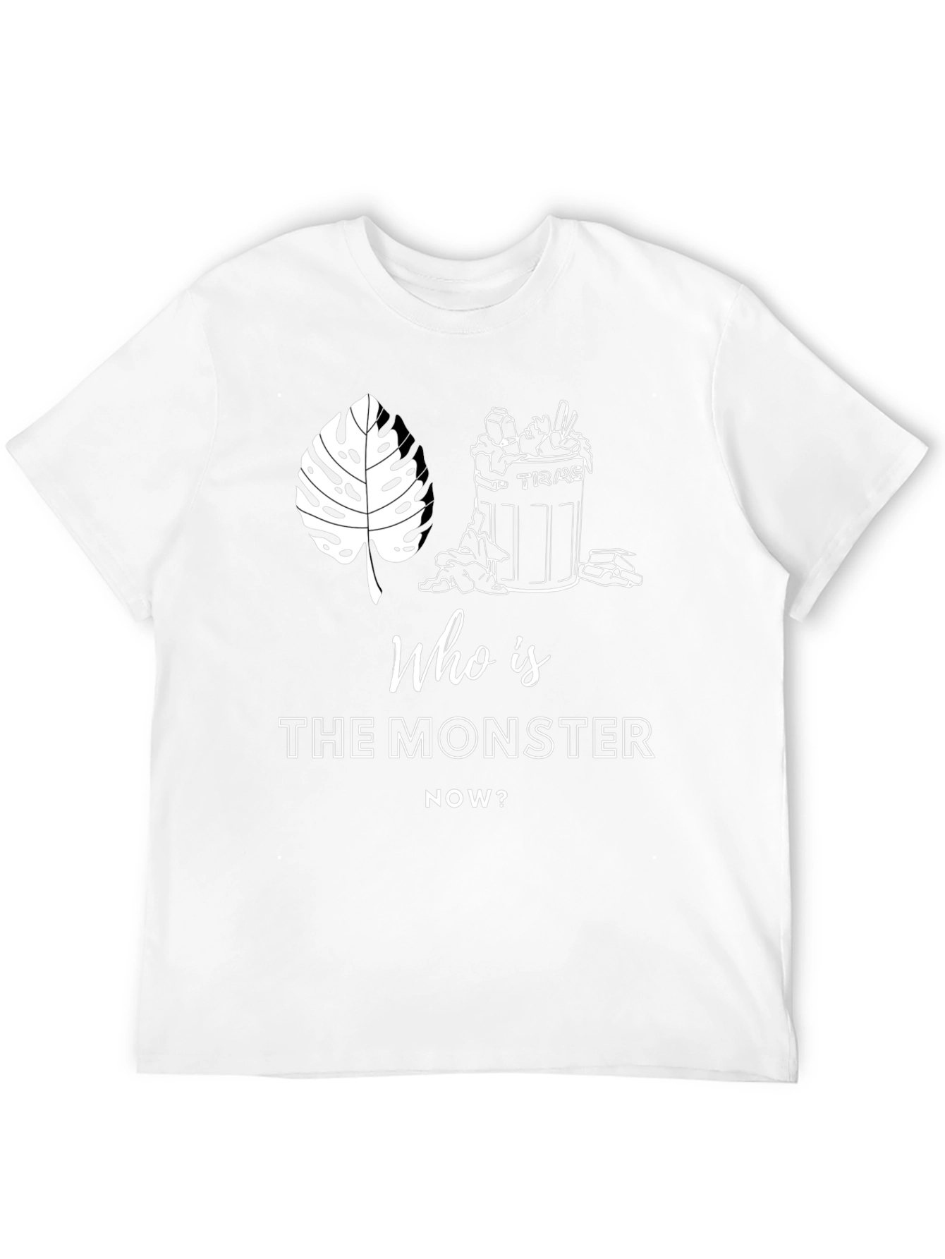 Monster T-Shirt: Houseplant vs. Human Trash