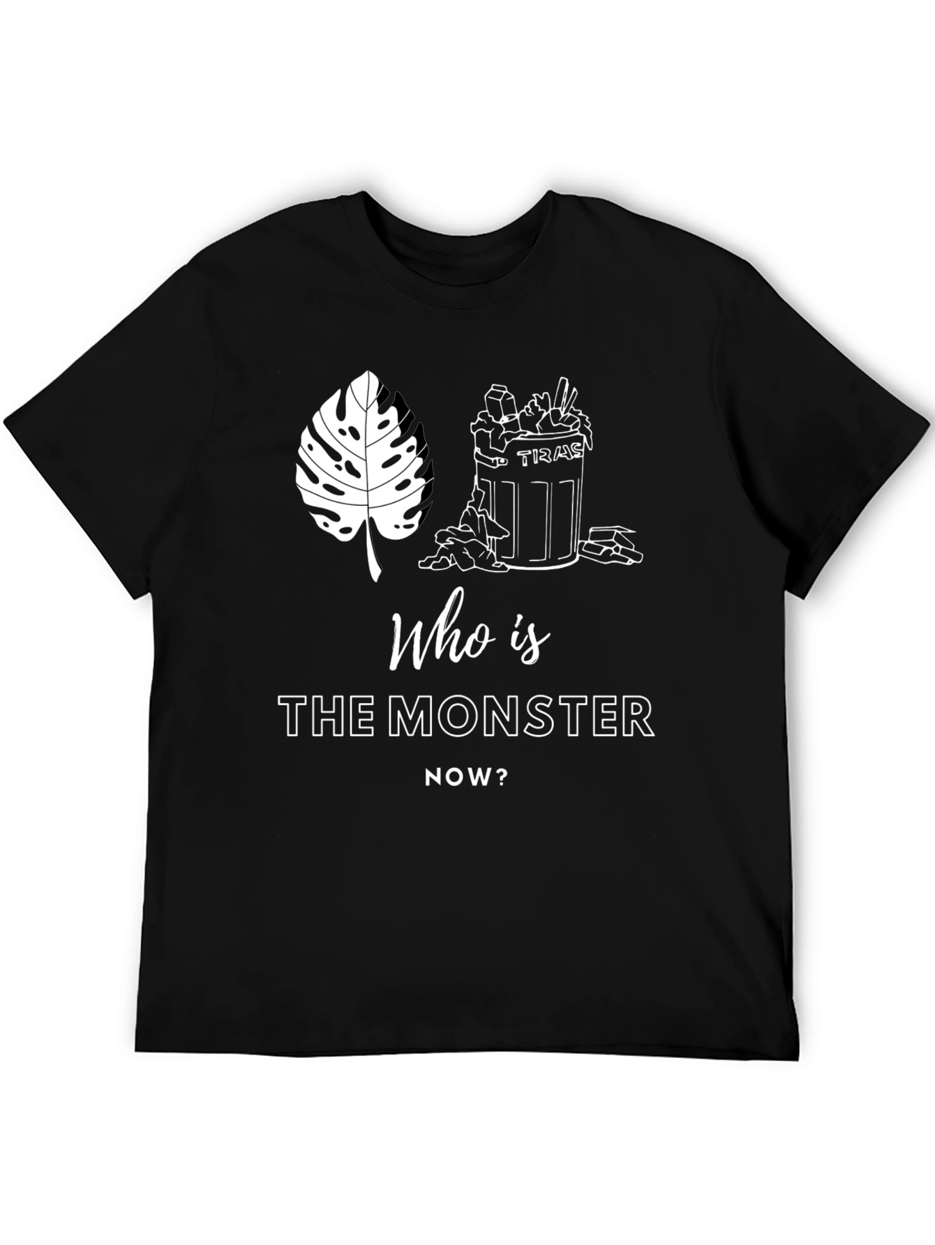 Monster T-Shirt: Houseplant vs. Human Trash
