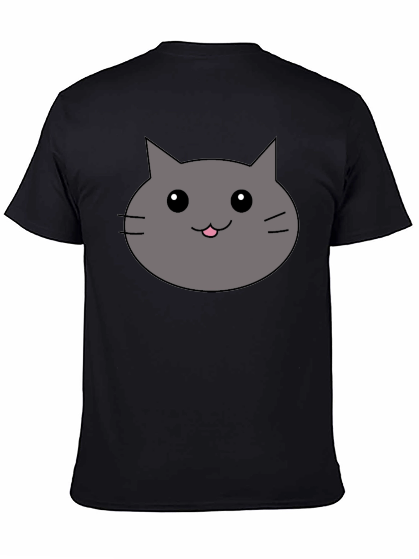 Cute Cartoon Cat Graphic Tee