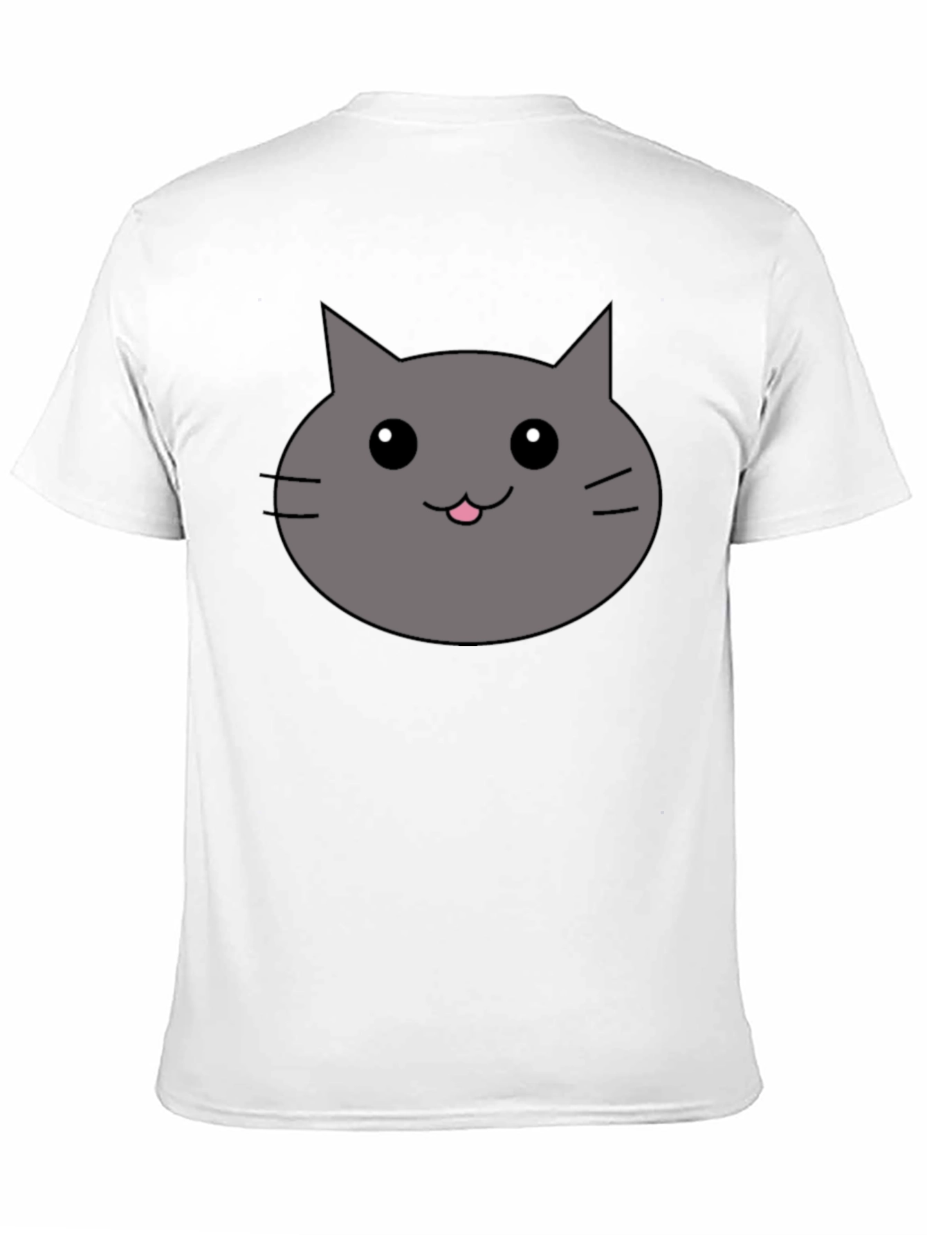 Cute Cartoon Cat Graphic Tee