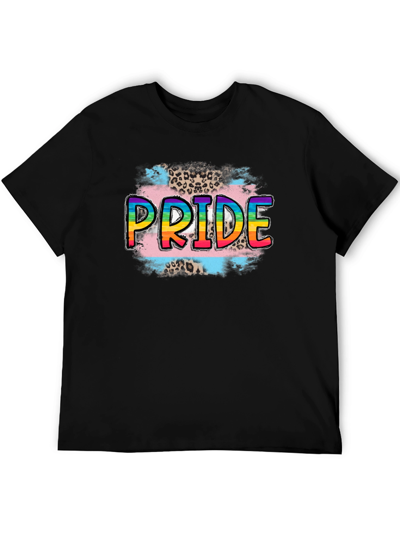 Pride Trans Leopard Print T-Shirt