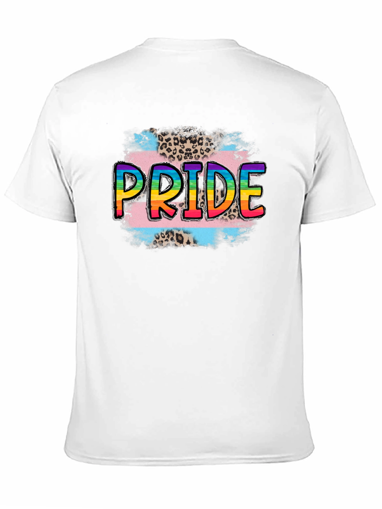 Pride Trans Leopard Print T-Shirt
