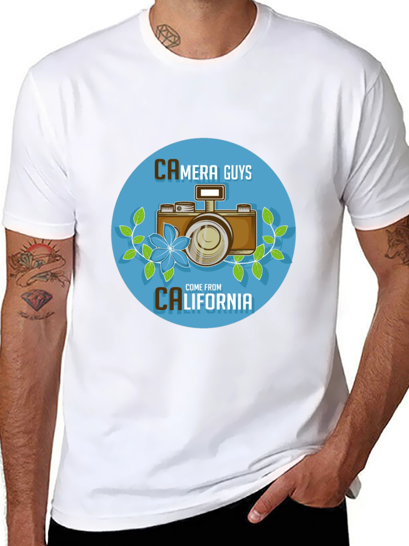 Camera Guys California Graphic T-Shirt