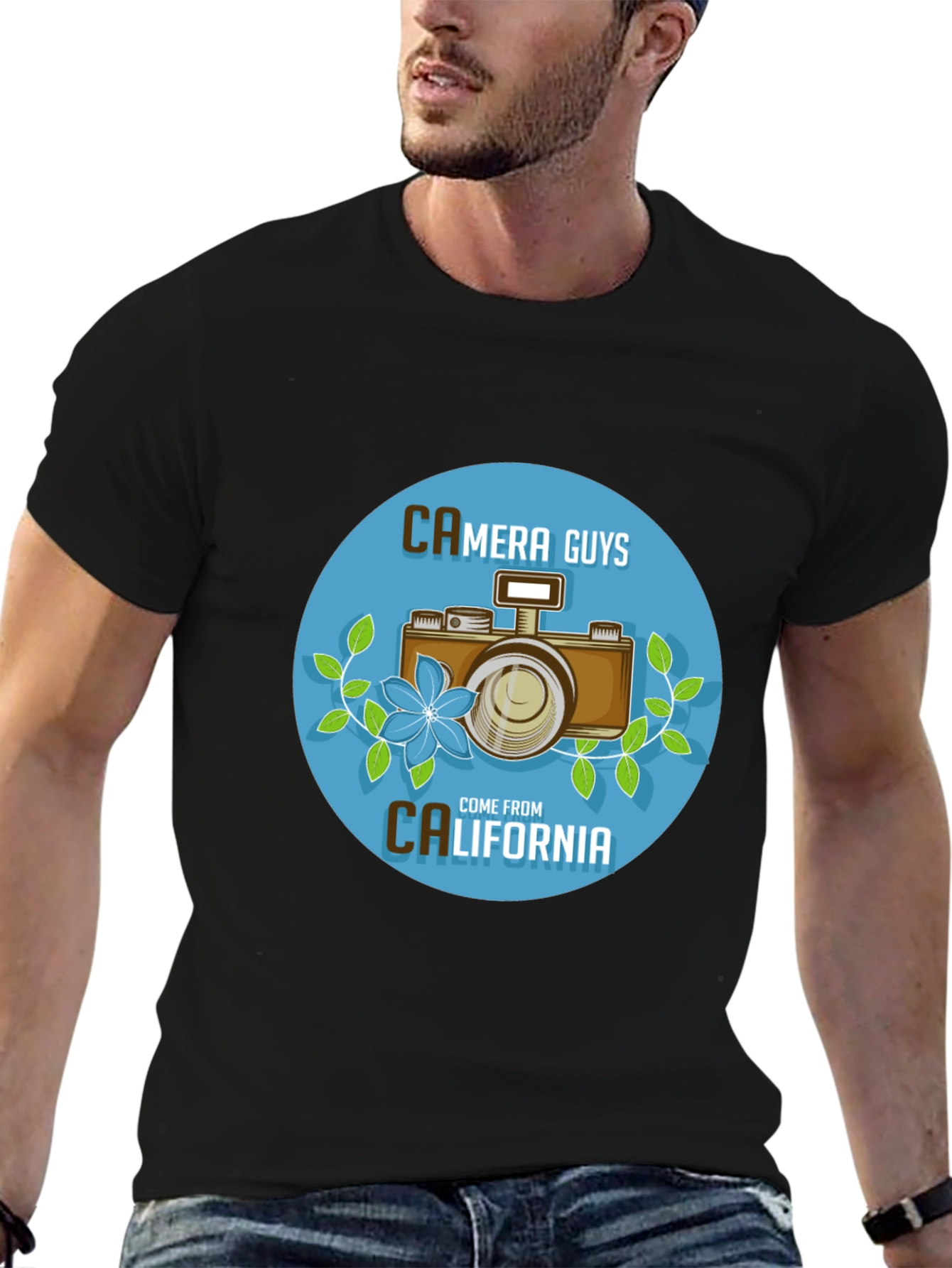 Camera Guys California Graphic T-Shirt