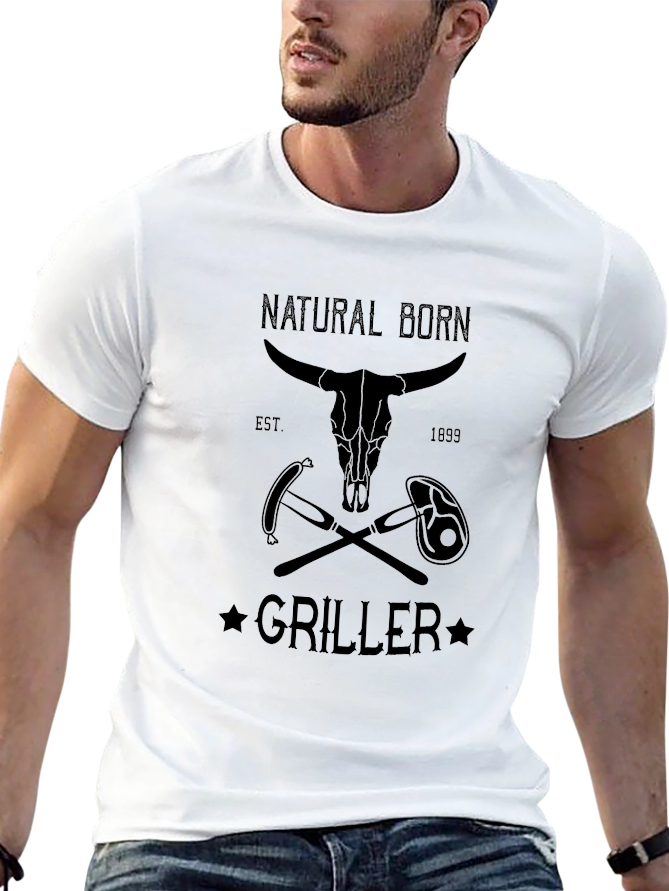 Natural Born Griller Graphic T-Shirt