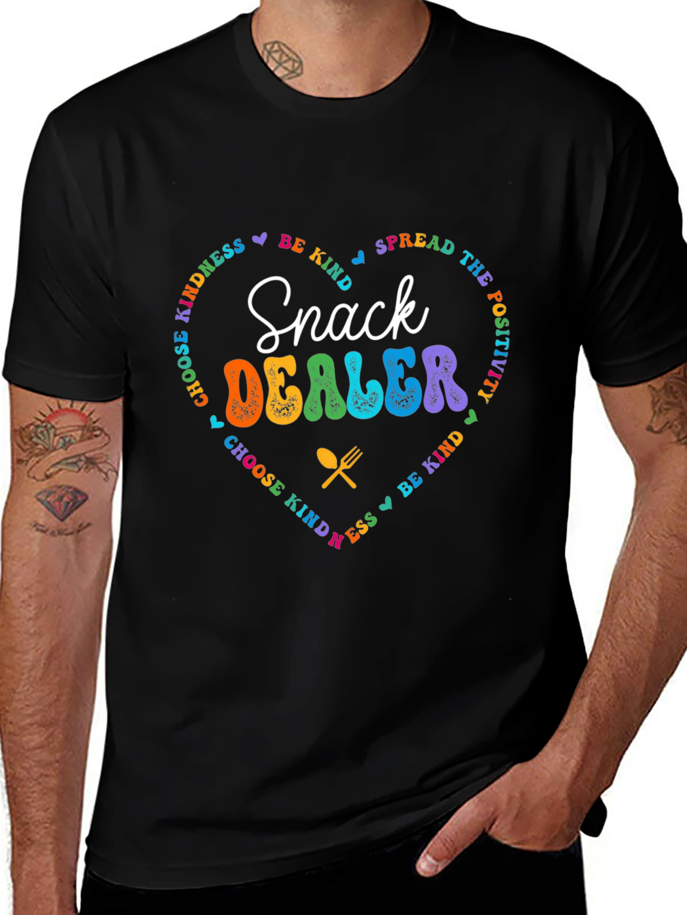 Snack Dealer T-Shirt - Spread Kindness and Positivity